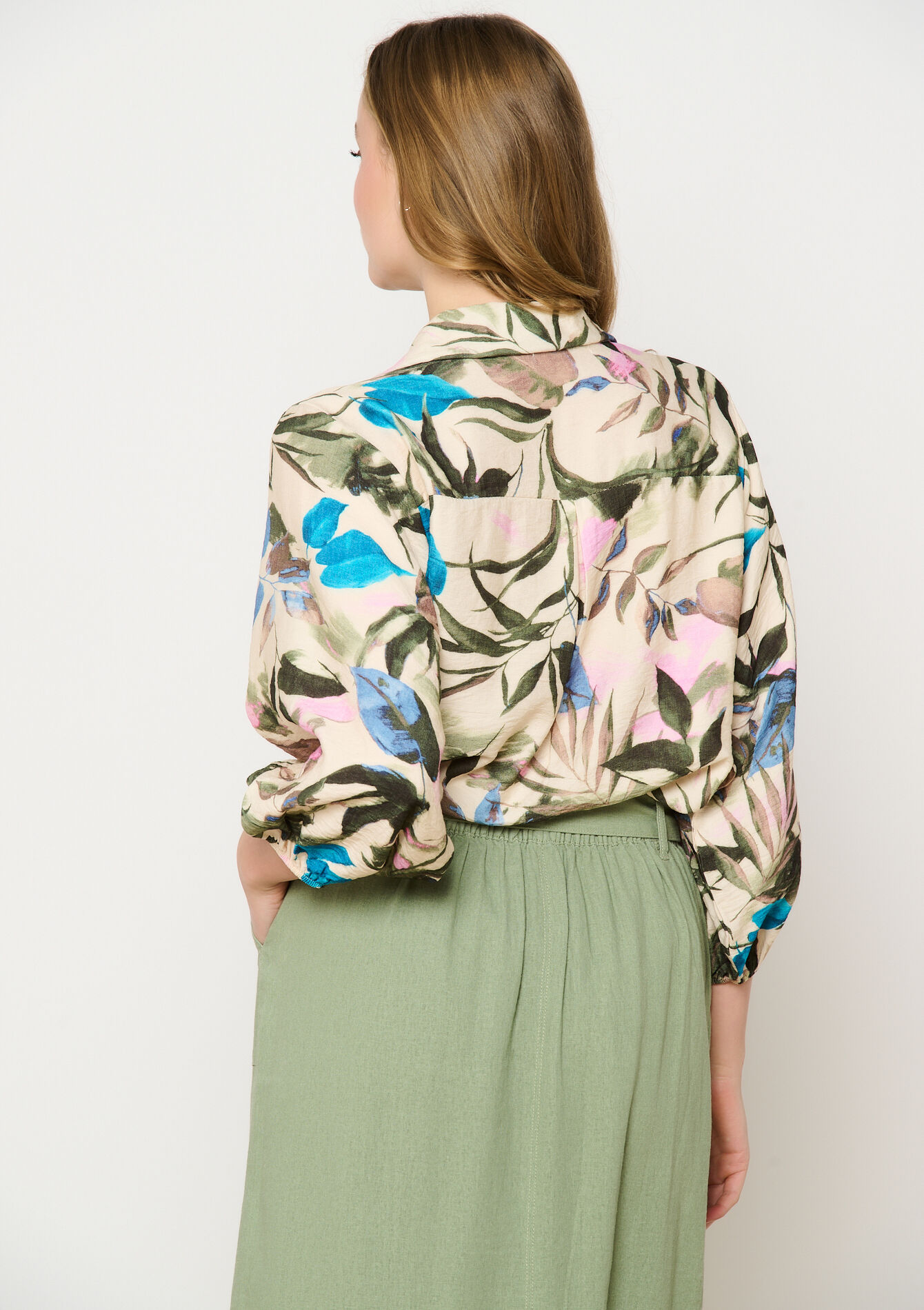 Hemd met bloemenprint, Hemd met bloemenprint - VANILLA WHITE - 05702784_1013