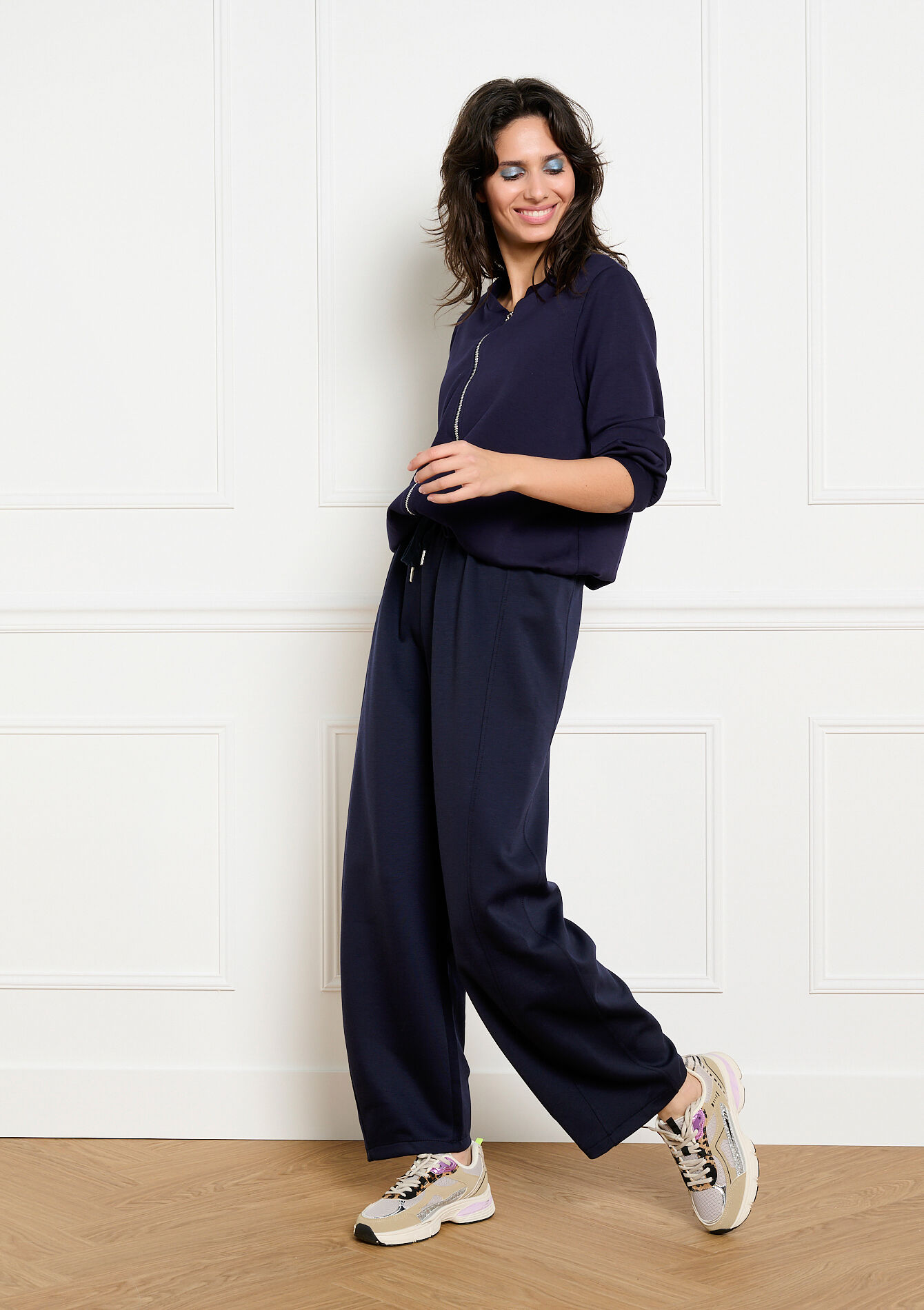 Pantalon jogging fluide, , back