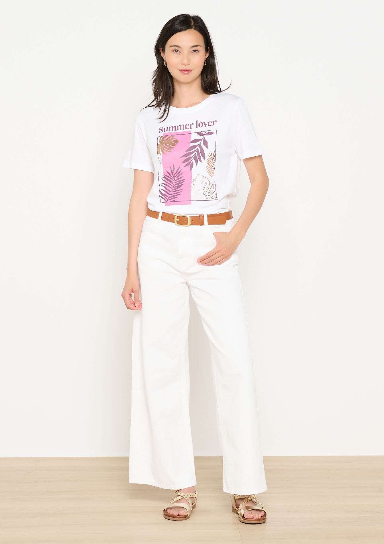 Soft slogan T-shirt, Soft slogan T-shirt - OFFWHITE - 02301734