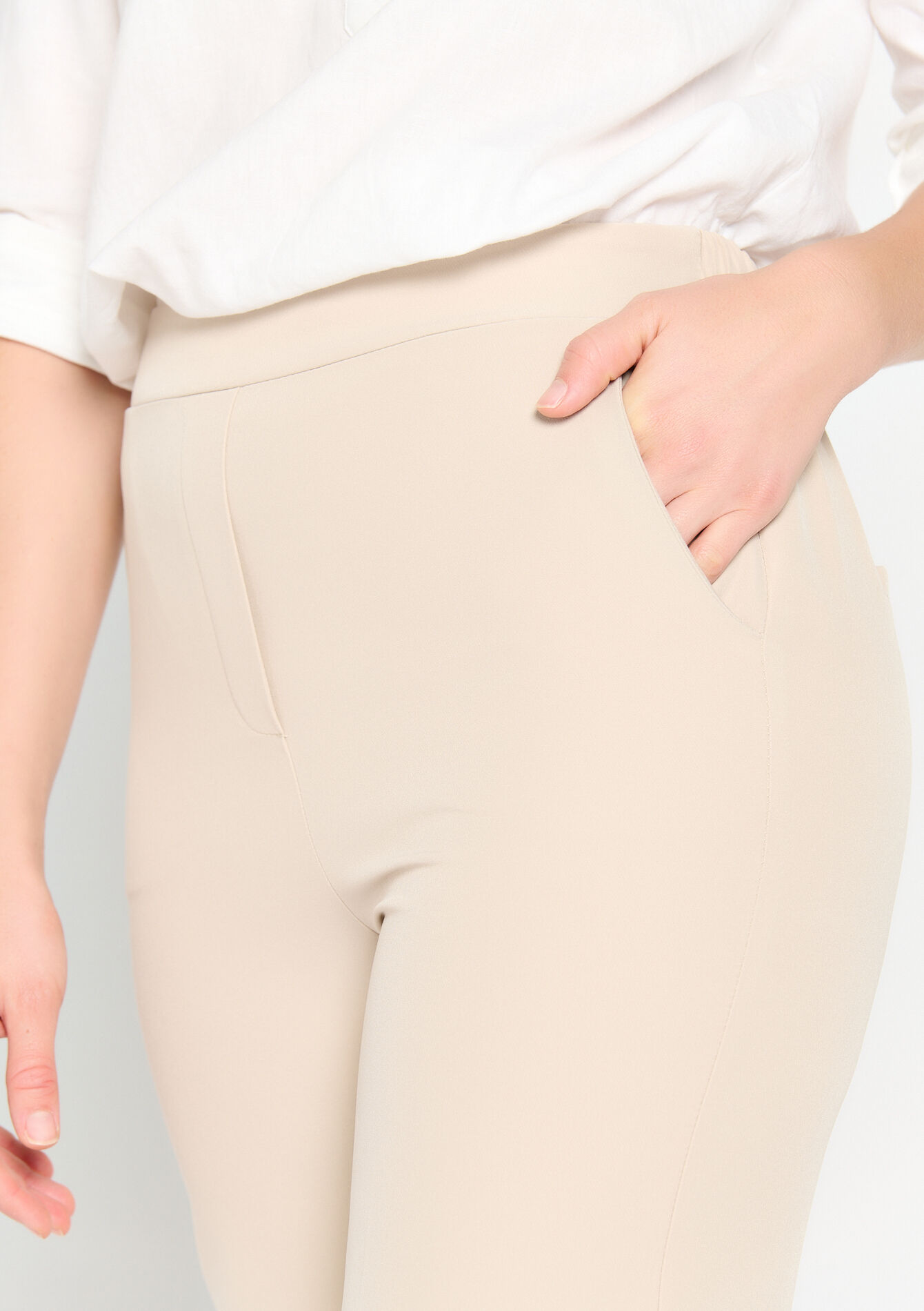 Suiting broek - LT BEIGE - 06100512