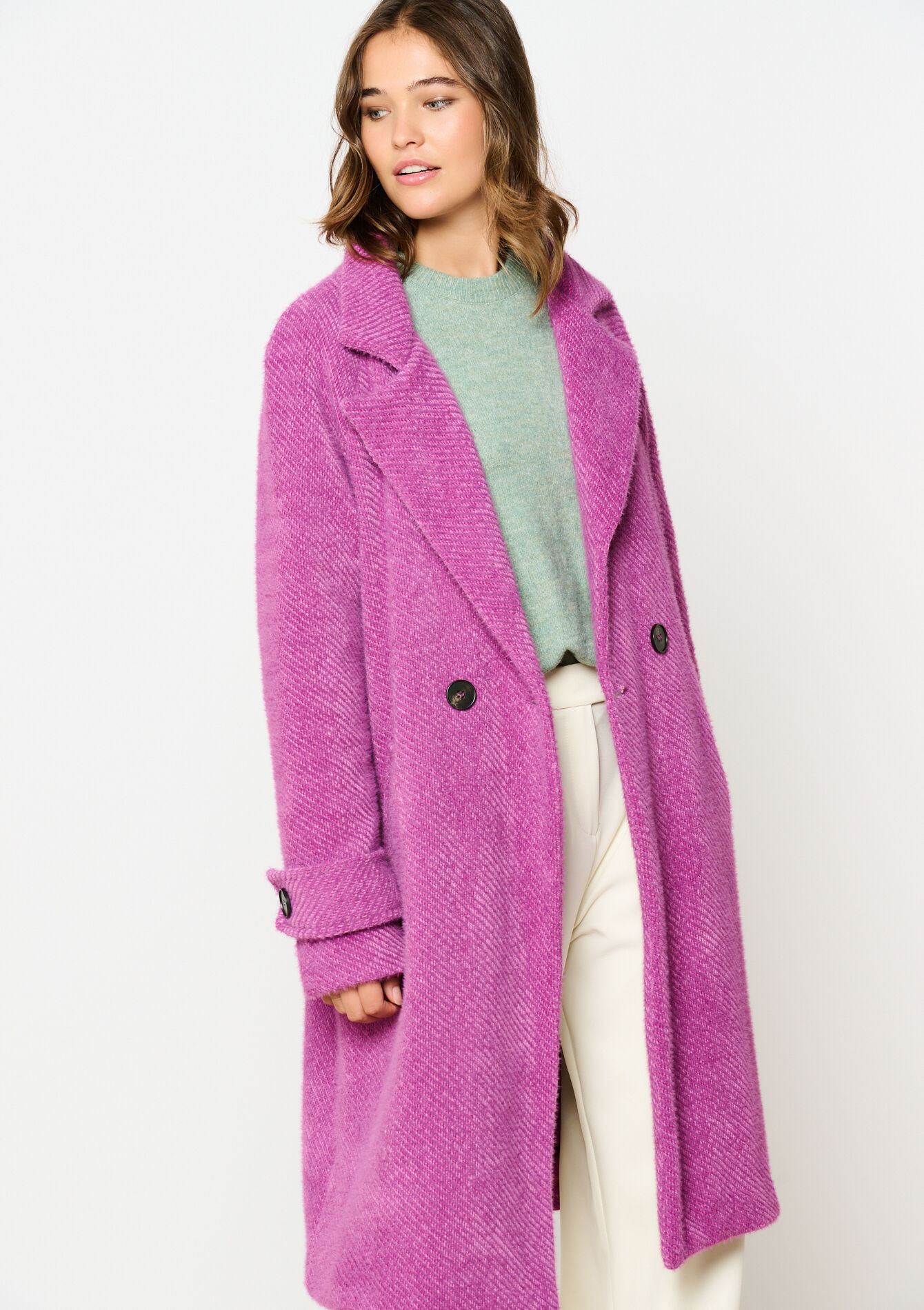 Harige jas, Harige jas - PINK BEGONIA - 23000716_5700