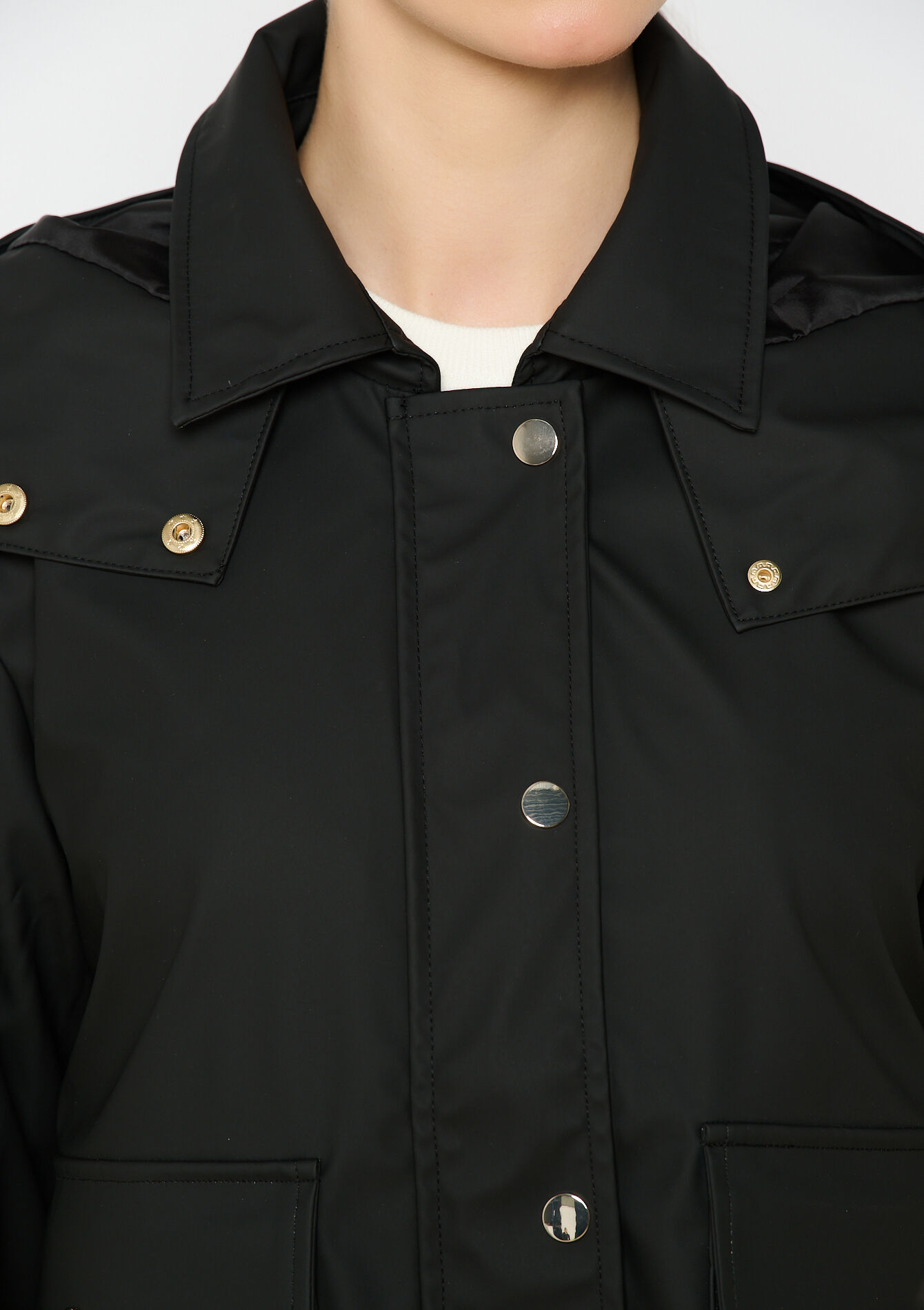 Coated parka, Coated parka - BLACK - 23000723_1119