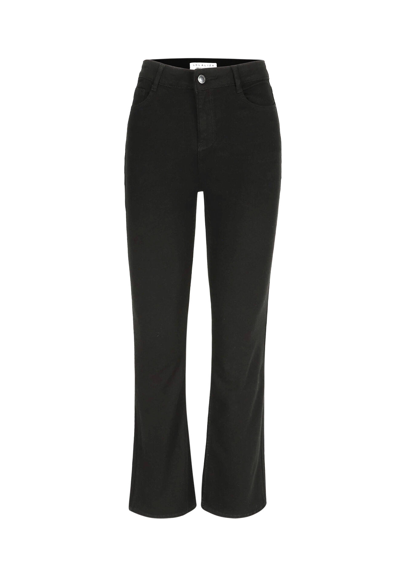 Bootcut jeans met hoge taille, Bootcut jeans met hoge taille - BLACK - 22000595_1119