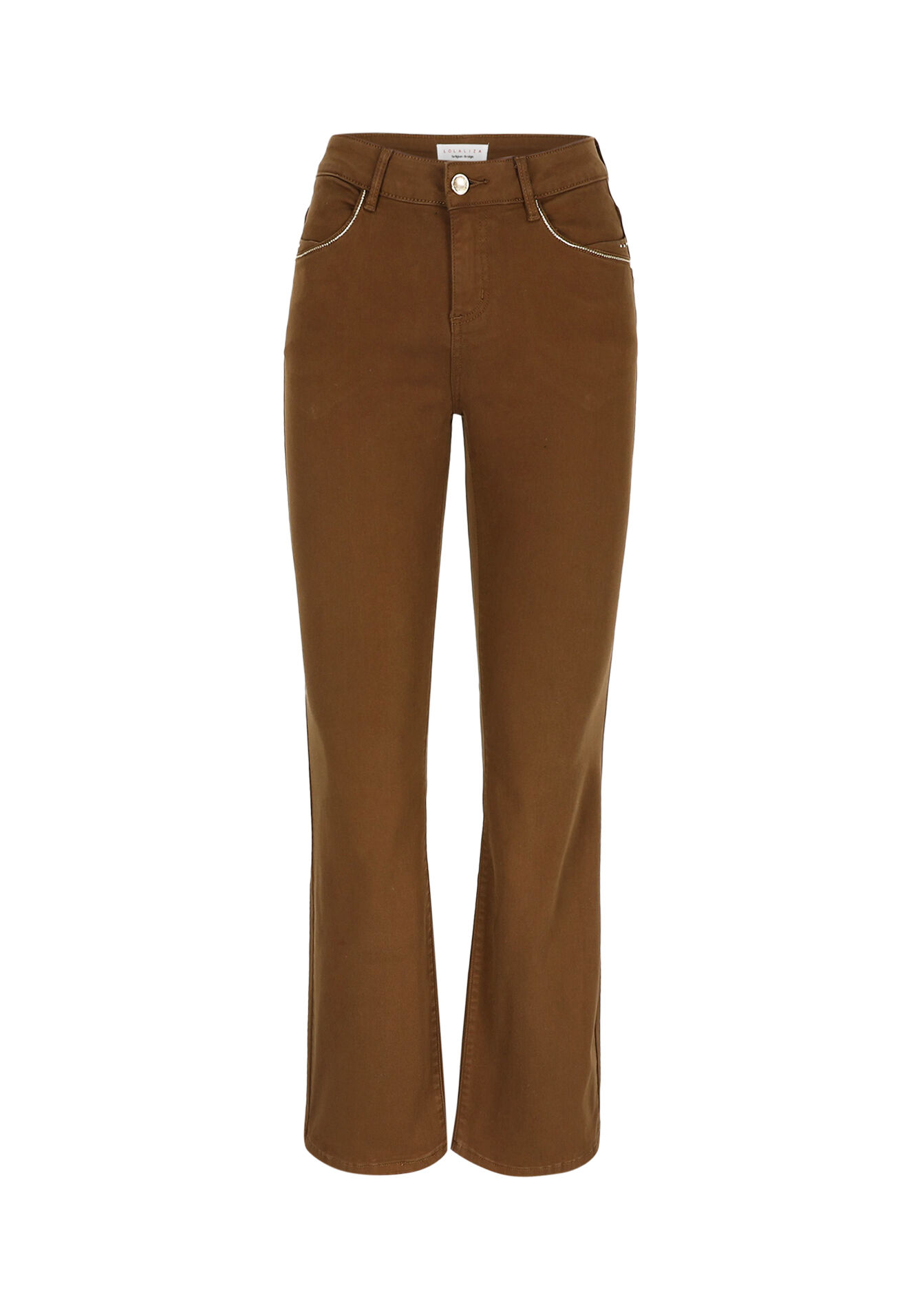 Elegante flared broek, Elegante flared broek - CARAMEL - 06004598_1953