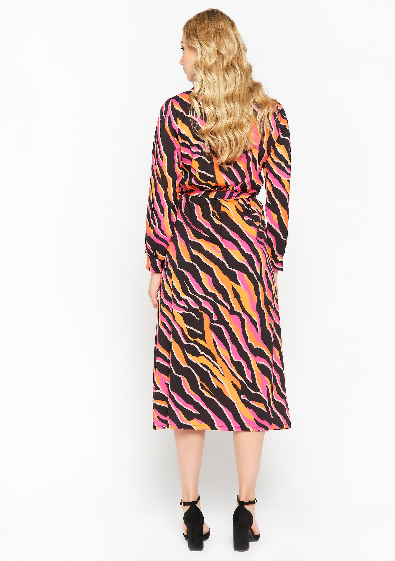 Hemdjurk met zebraprint - BLACK - 08601866