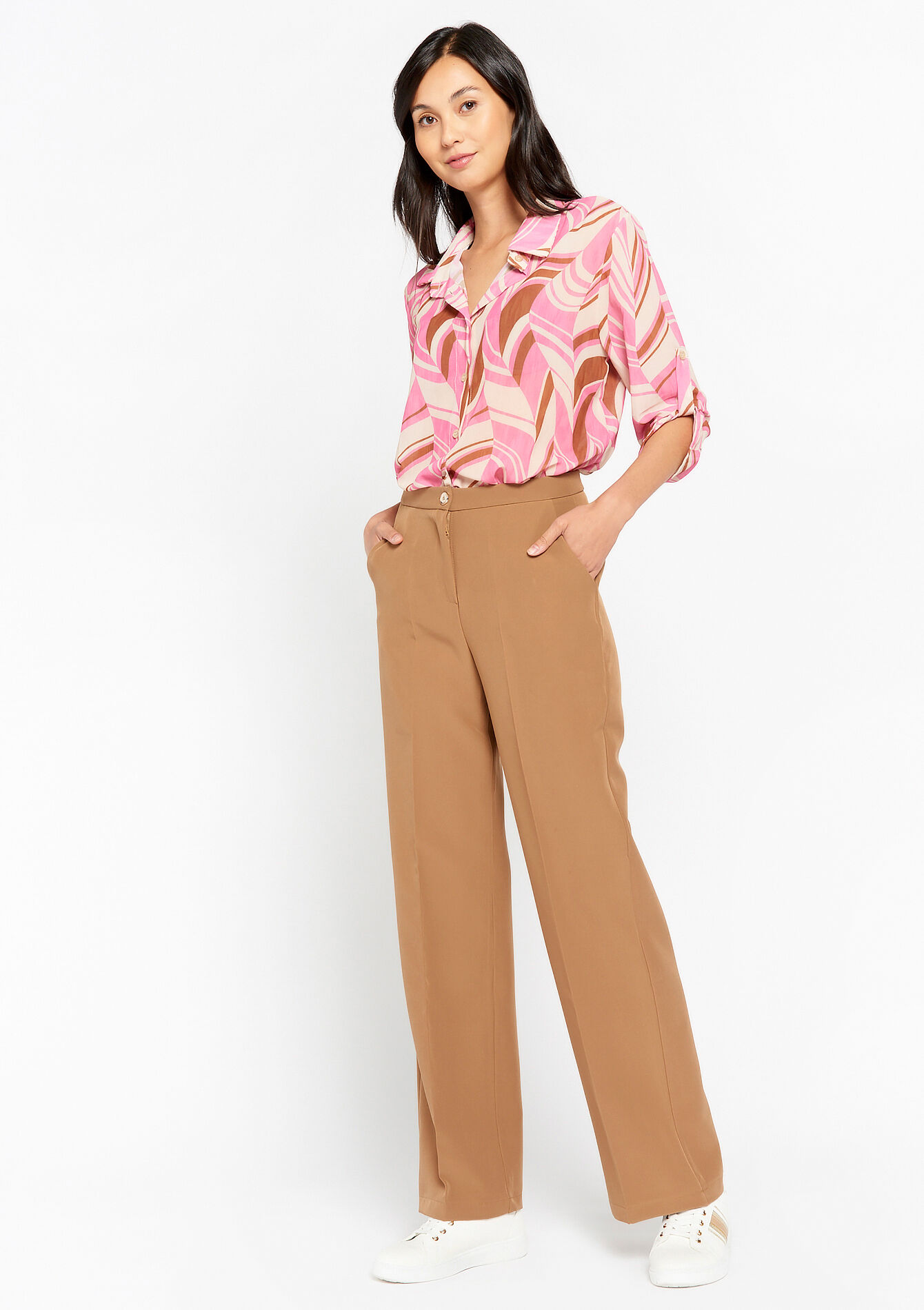Suiting broek, Suiting broek - CAMEL GINGER - 06100561_3831