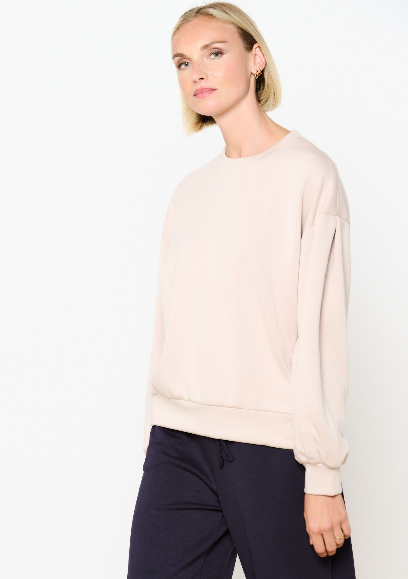 Pull avec manches ballon, Pull avec manches ballon - LIGHT TAUPE - 03001742_1020