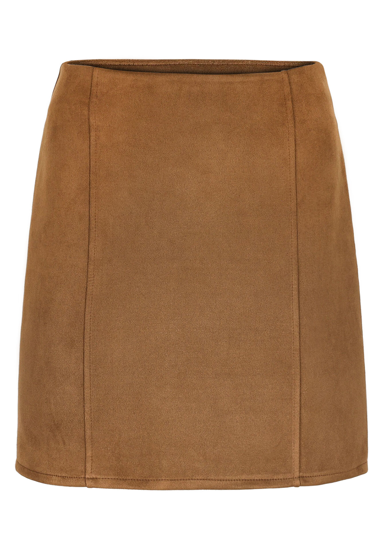 Suèdine minirok, Suèdine minirok - BROWN DARK CHOCOLATE - 07101420_3720