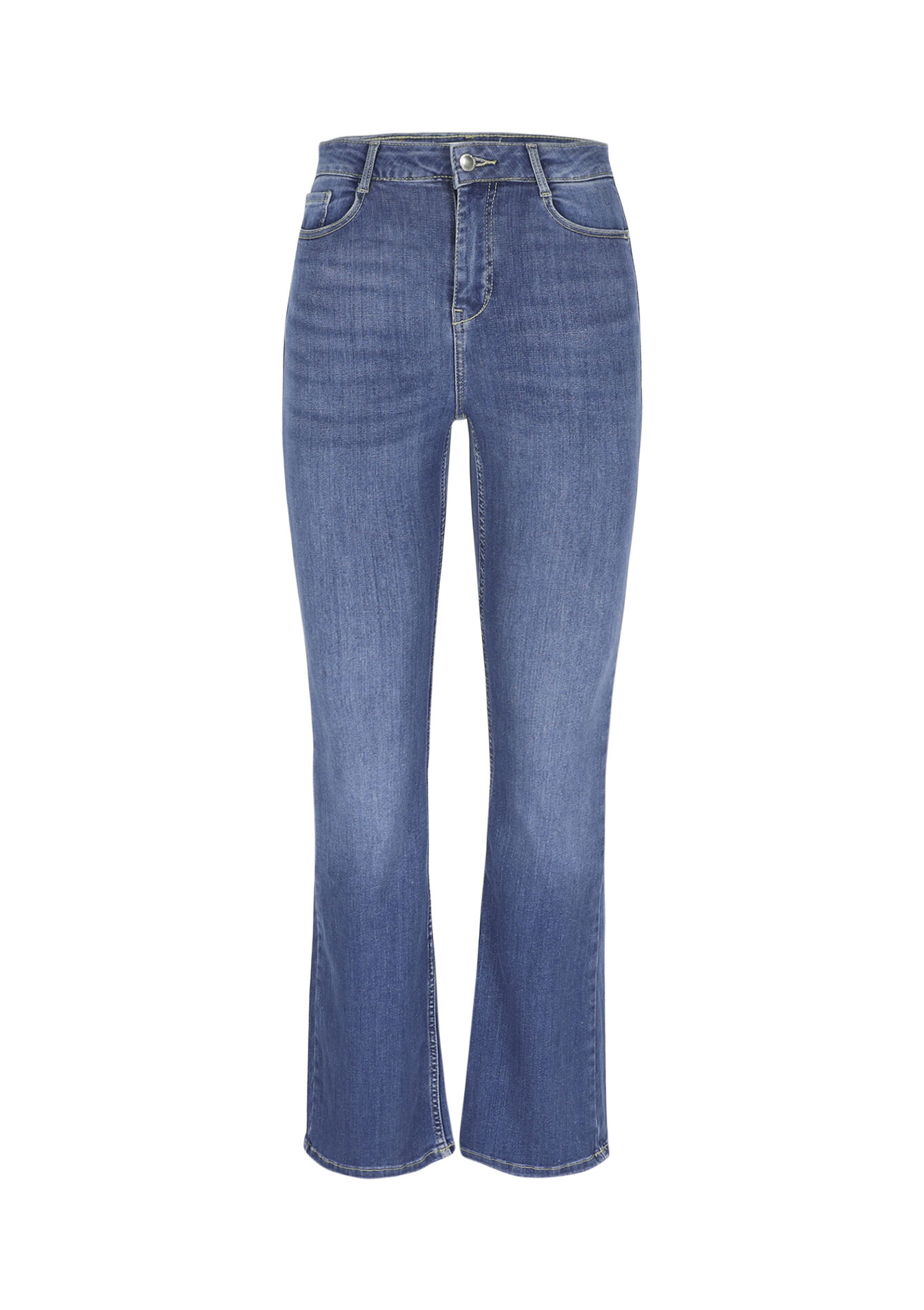 Jean bootcut taille haute, Jean bootcut taille haute - MEDIUM BLUE - 22000628_0500