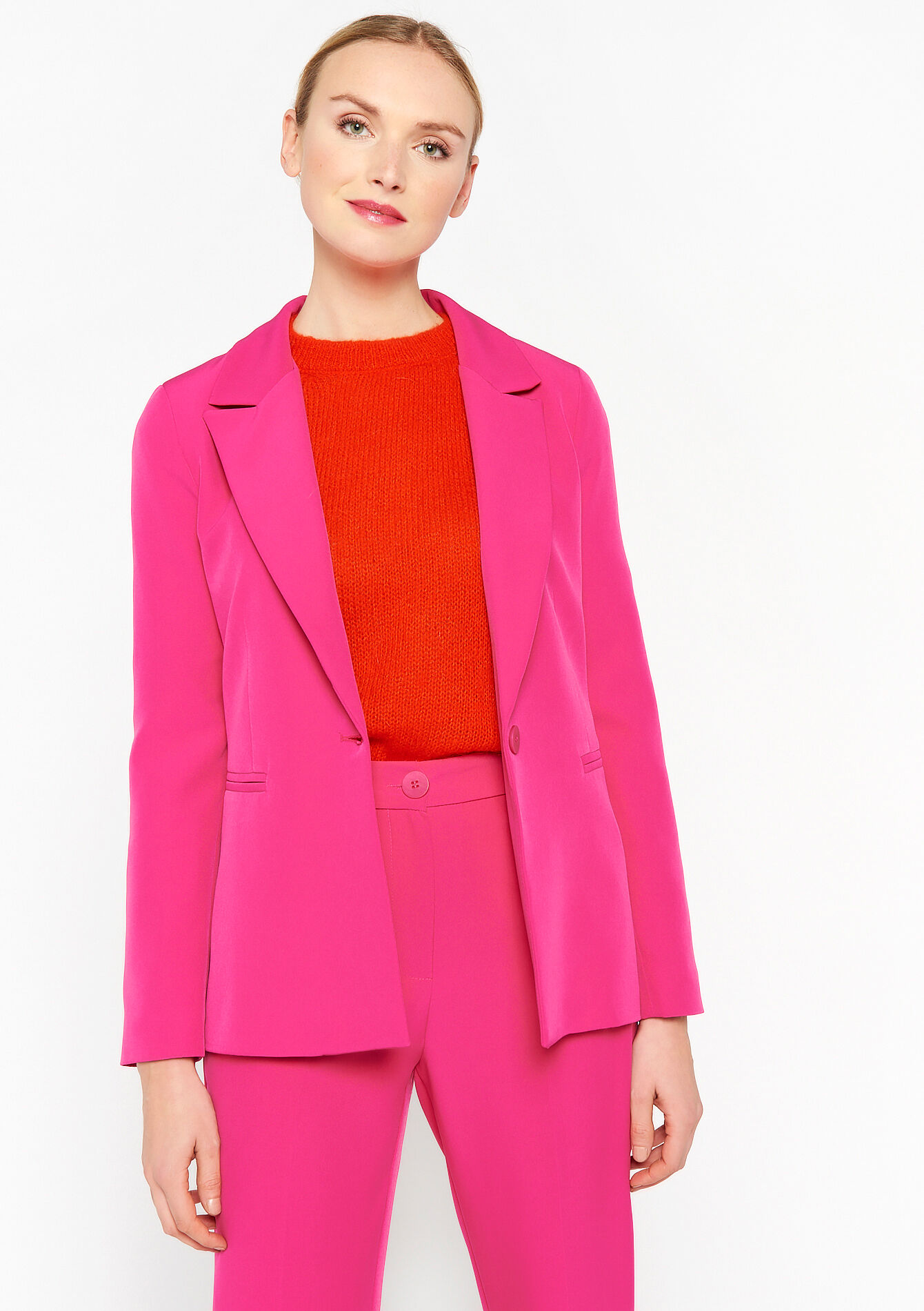 Suiting blazer, Suiting blazer - FUCHSIA - 09100749_5626