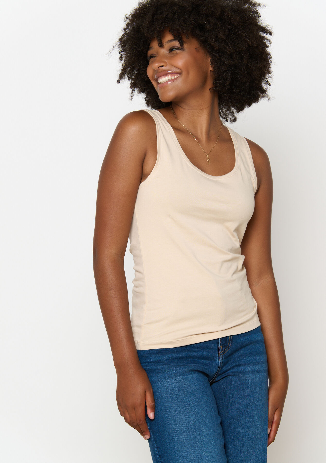 Débardeur basique, Débardeur basique - LT BEIGE - 02200405_2527