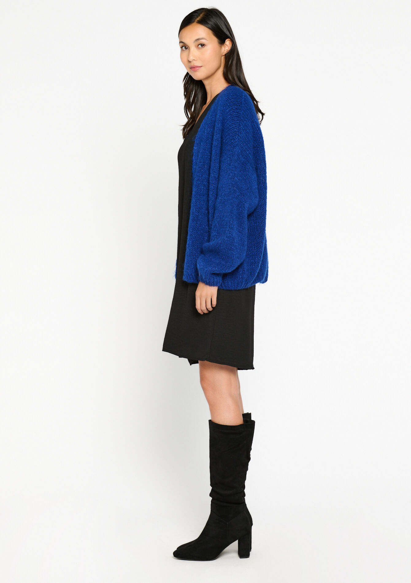Open cardigan - ELECTRIC BLUE - 04101099_1619