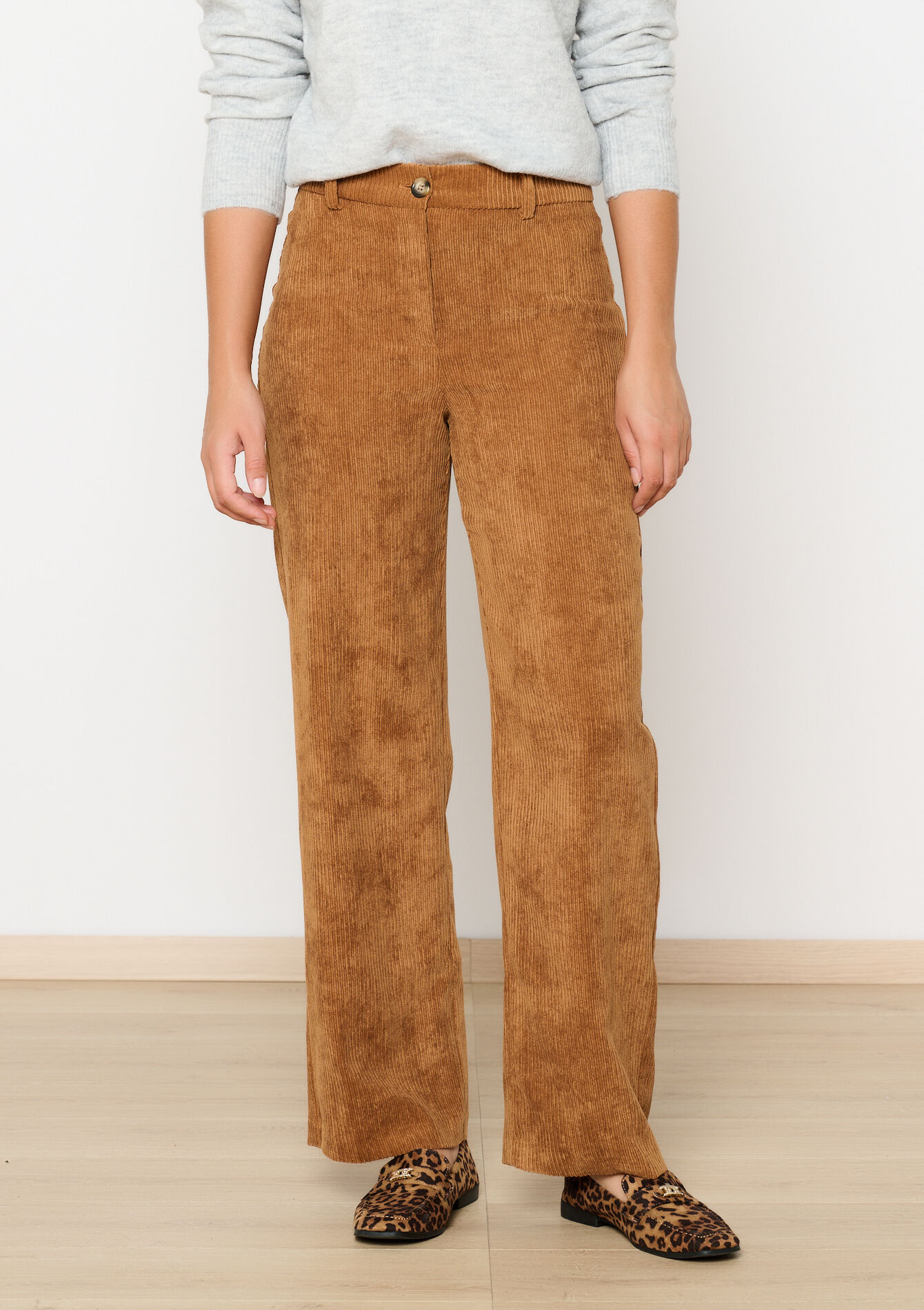 Corduroy broek - CARAMEL - 06100657_1953