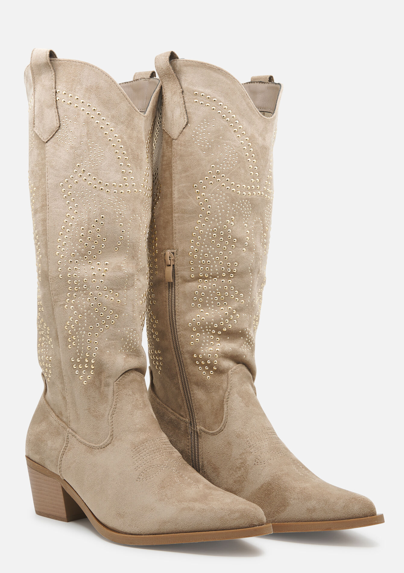 Western laarzen met details, , front