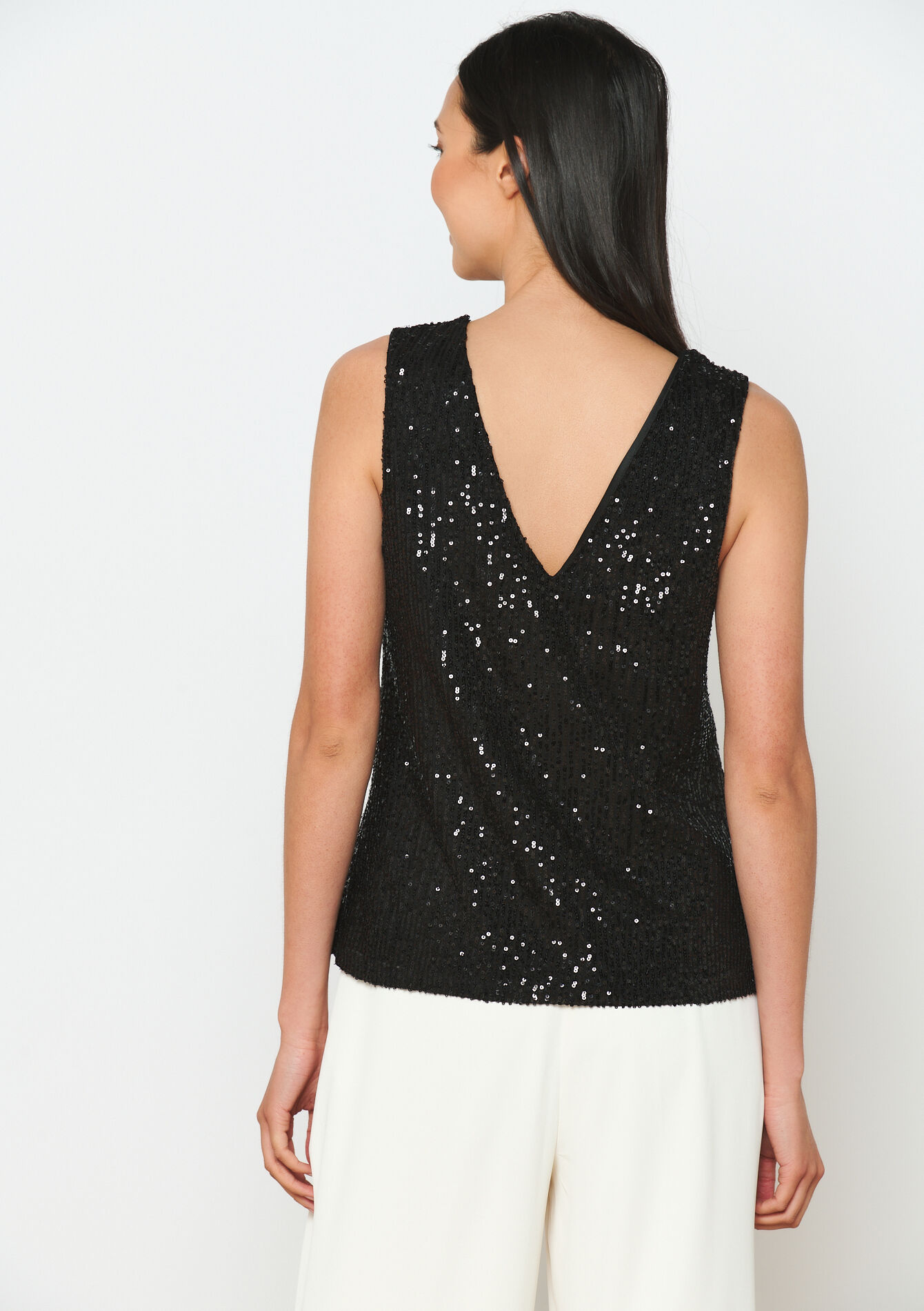 Top with sequins, Top with sequins - BLACK - 02200423_1119
