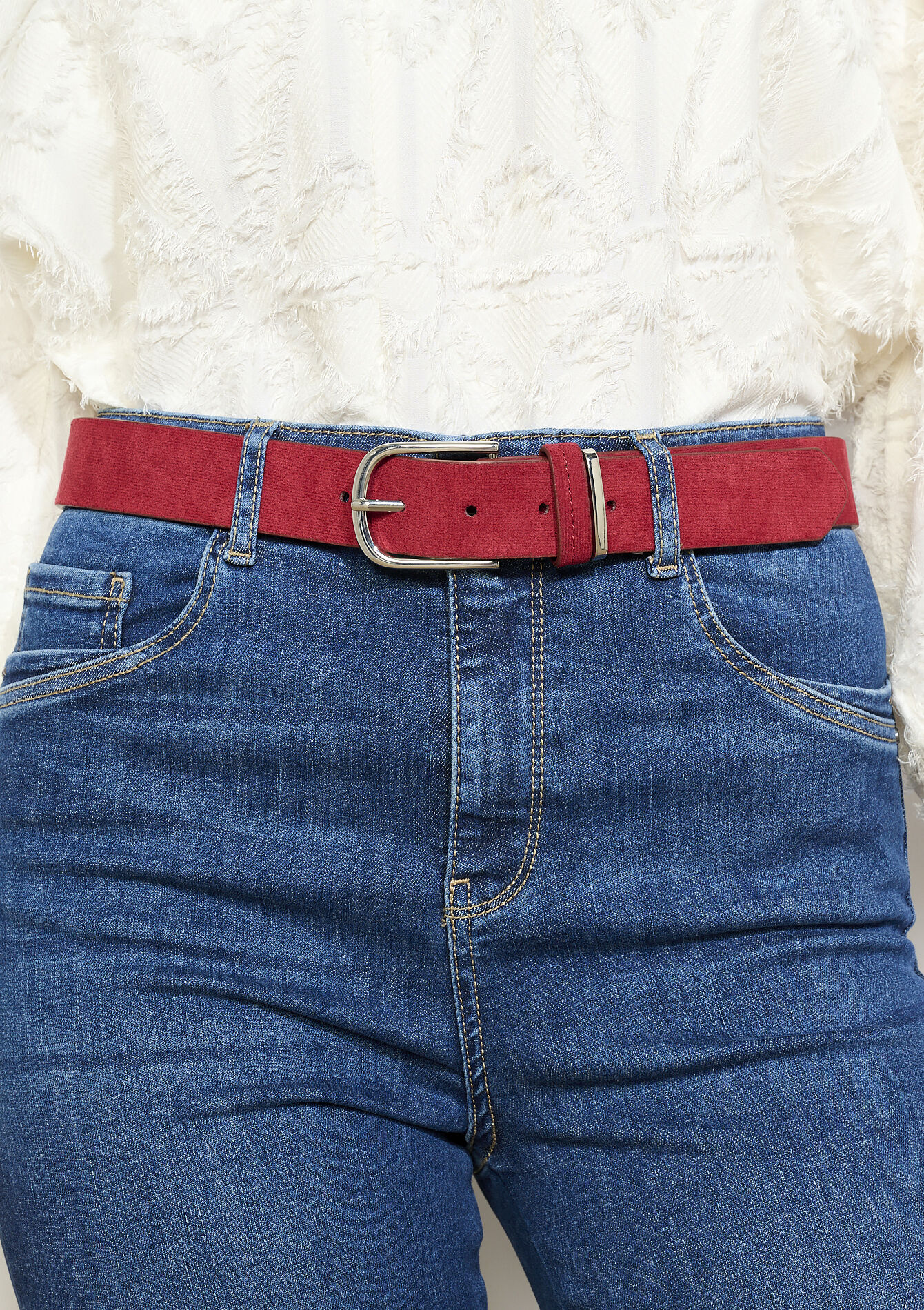 Ceinture suédine boucle dorée, Ceinture suédine boucle dorée - BORDEAUX WINE - 14001900_5514