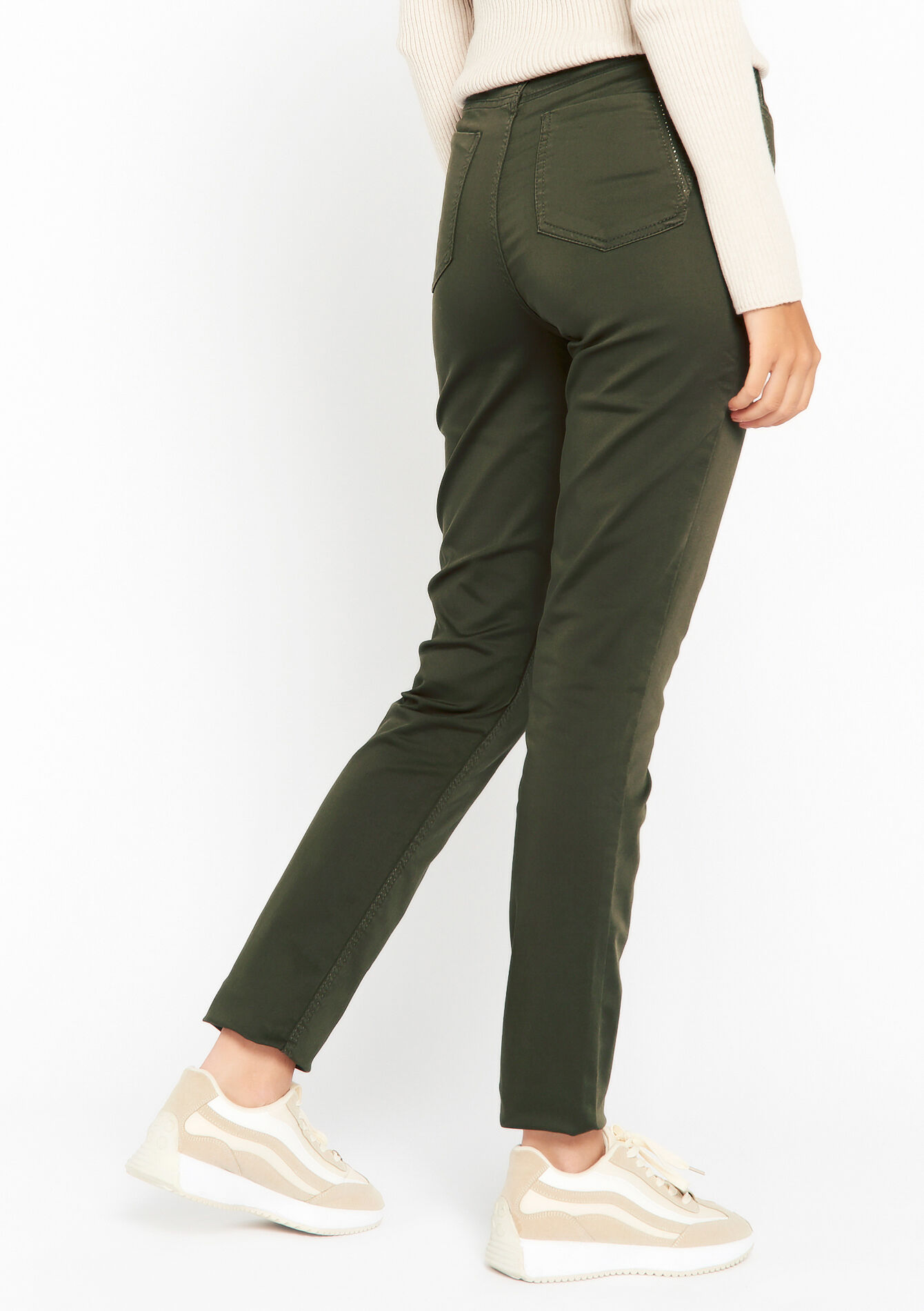 Skinny pants - KHAKI DARKY - 06004234_4208