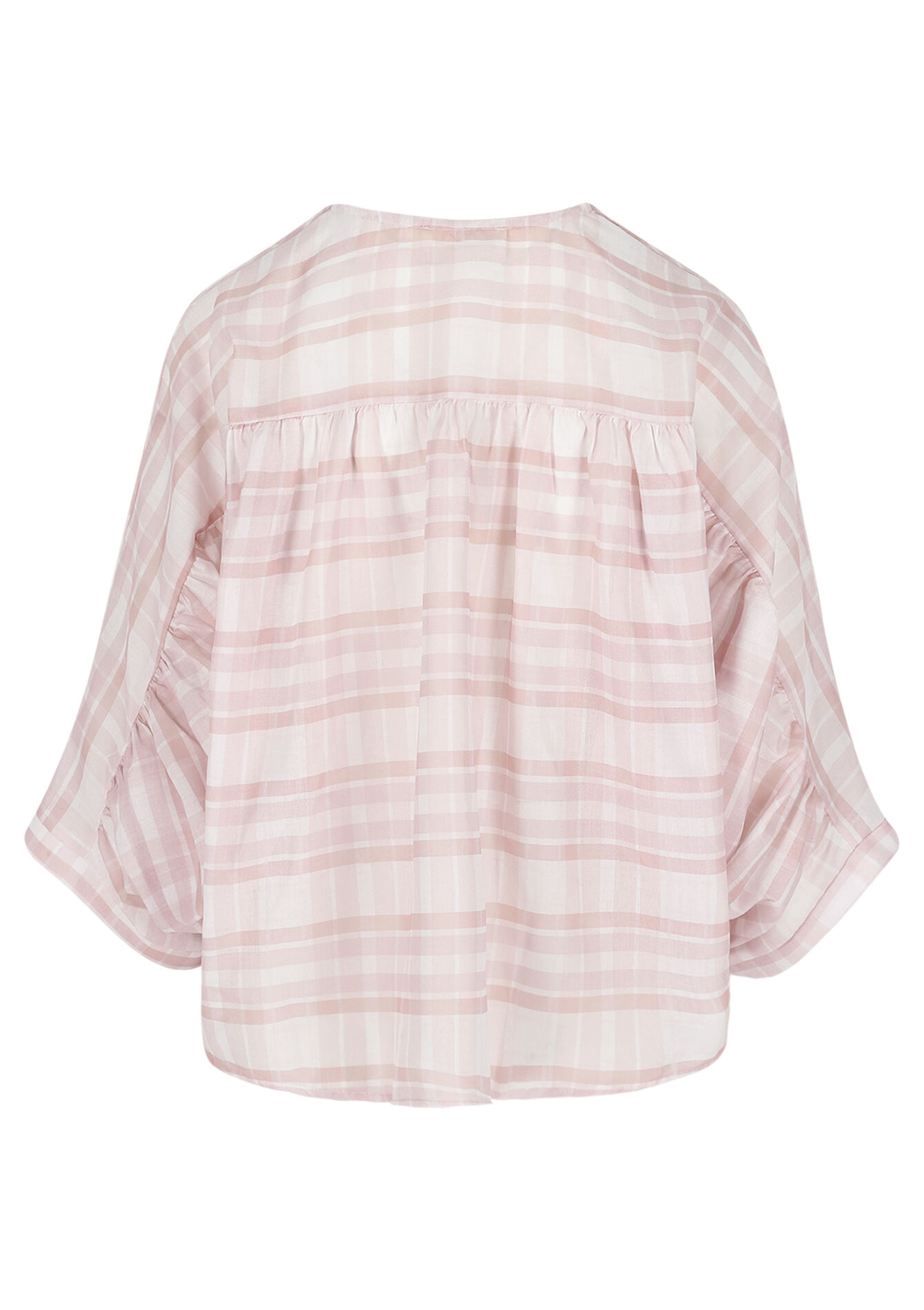 Losvallende tuniekblouse - LIGHT PINK - 05703058_1303