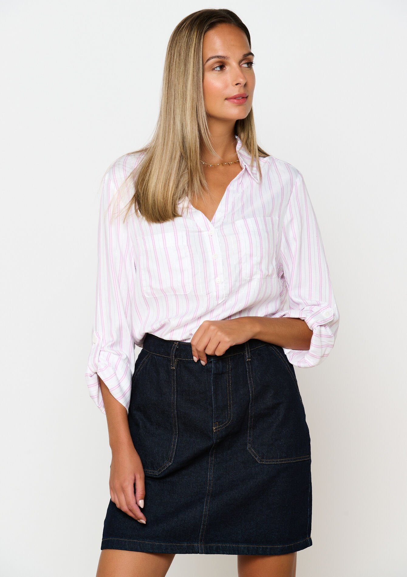 Gestreept hemd, Gestreept hemd - VIOLINE - 05702472_2576