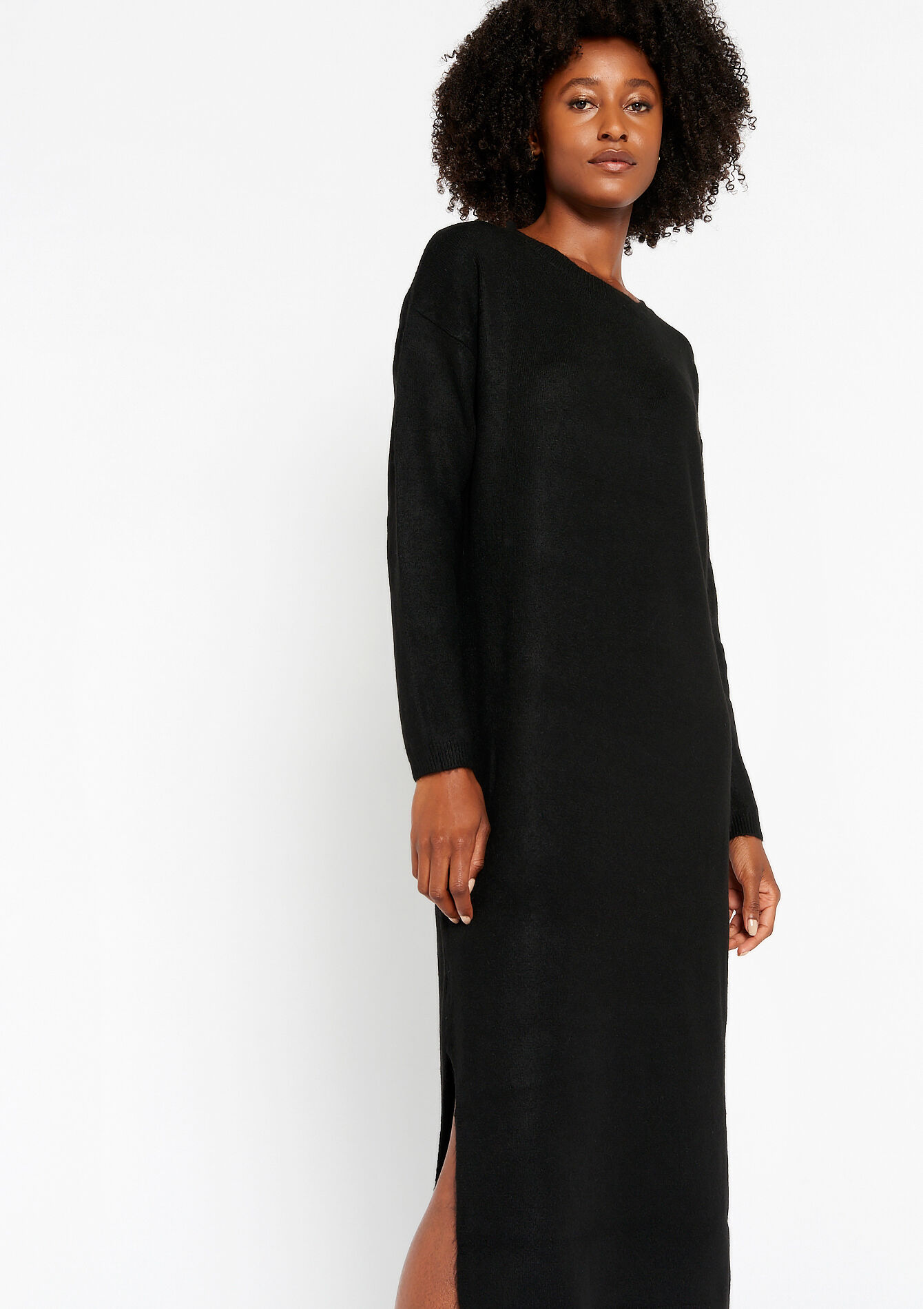 Robe pull longue, Robe pull longue, , back