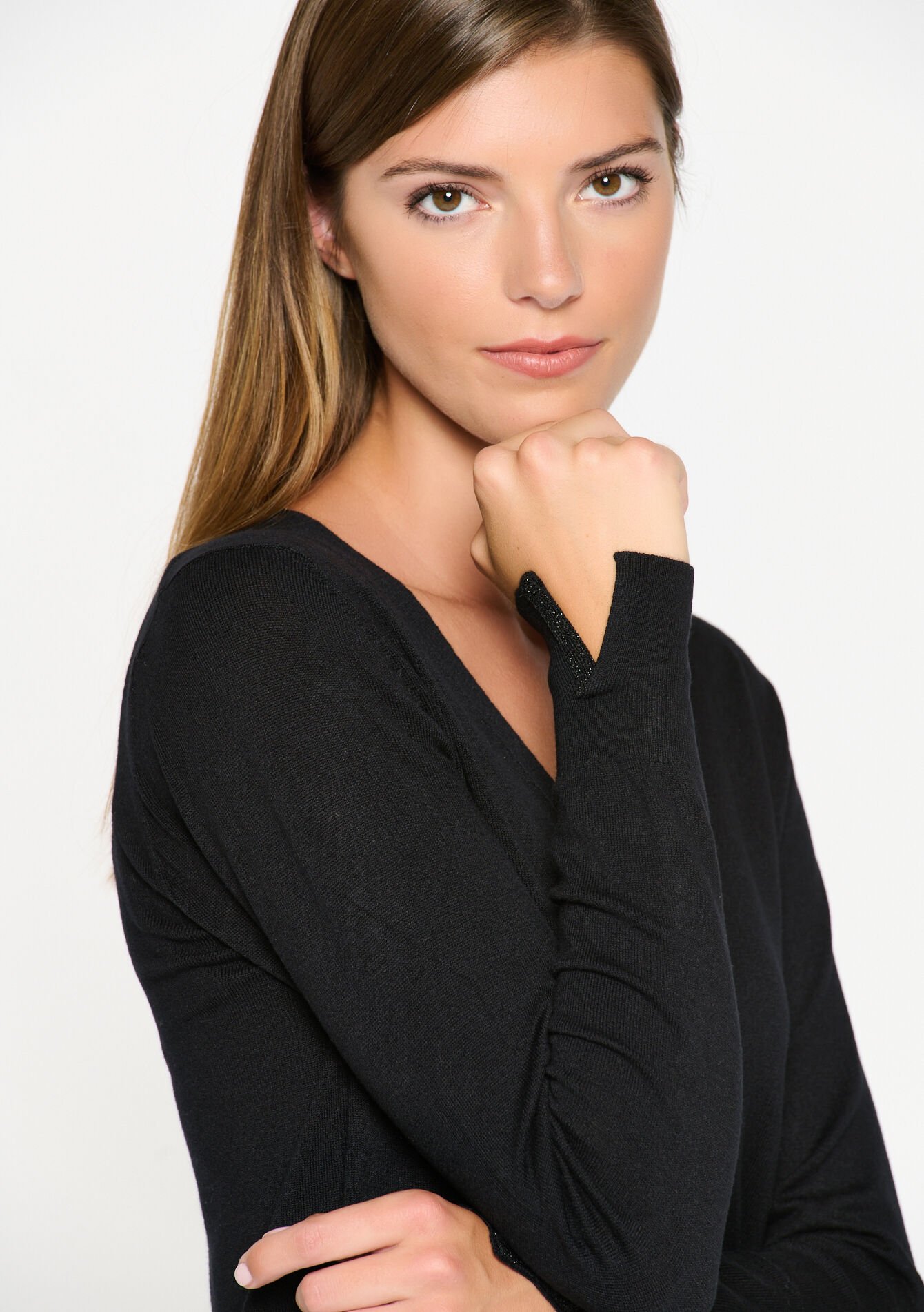 Cardigan - BLACK - 04100949_1119