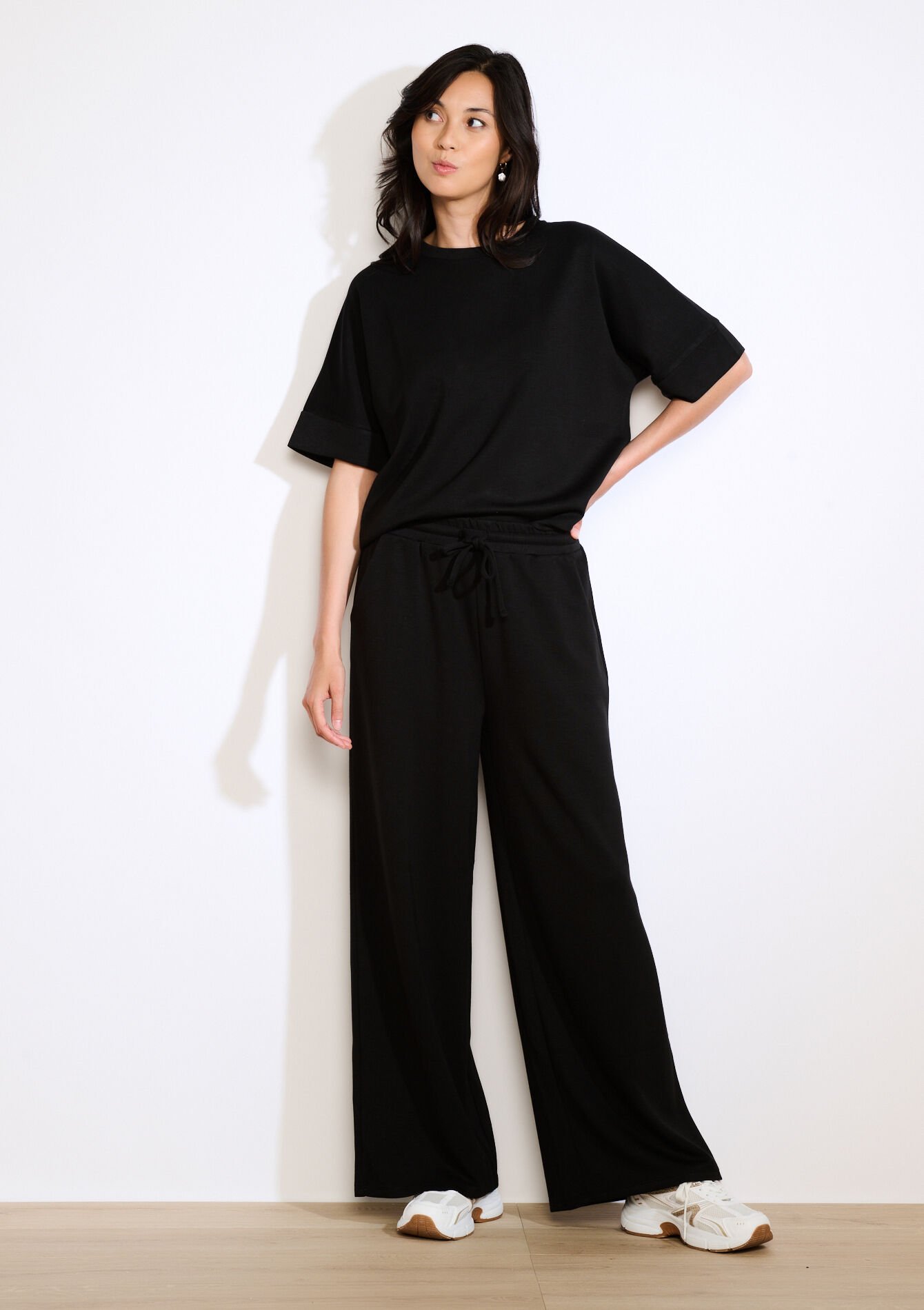 Wijde jersey broek, Wijde jersey broek, , detail_model