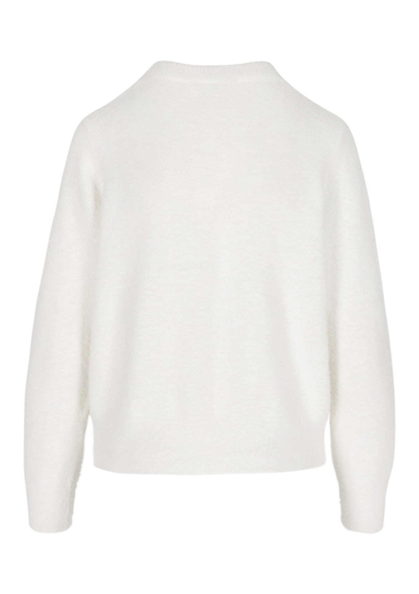 Zachte gebreide vest met accenten, Zachte gebreide vest met accenten - VANILLA WHITE - 04101314_1013