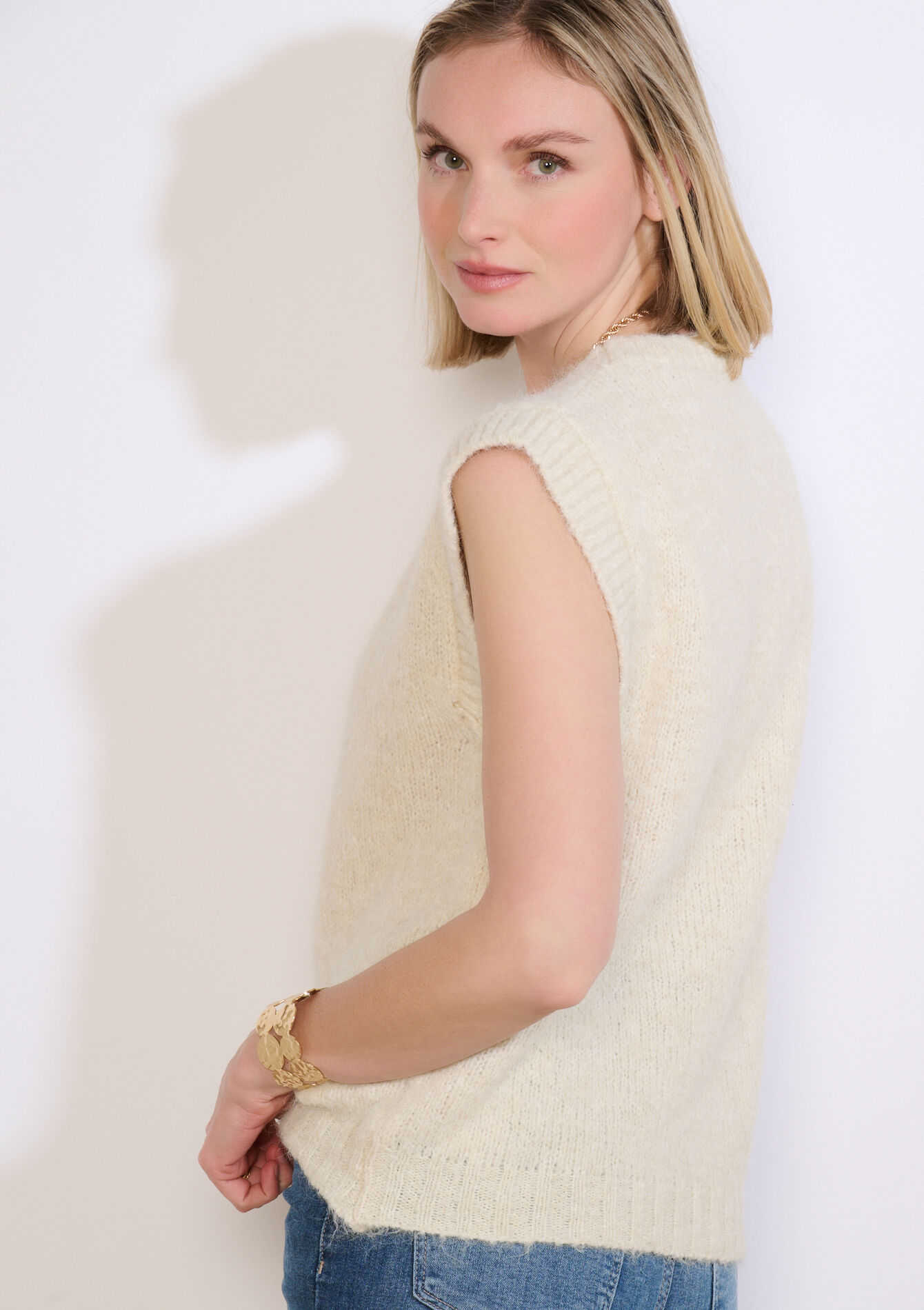 Débardeur en maille, Débardeur en maille, , back