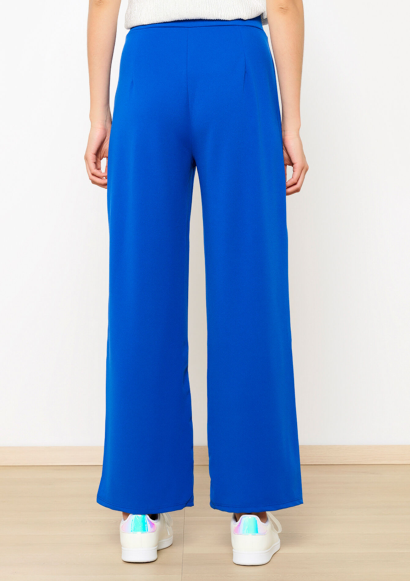 Wijde pantalon, Wijde pantalon - ELECTRIC BLUE - 06600883_1619