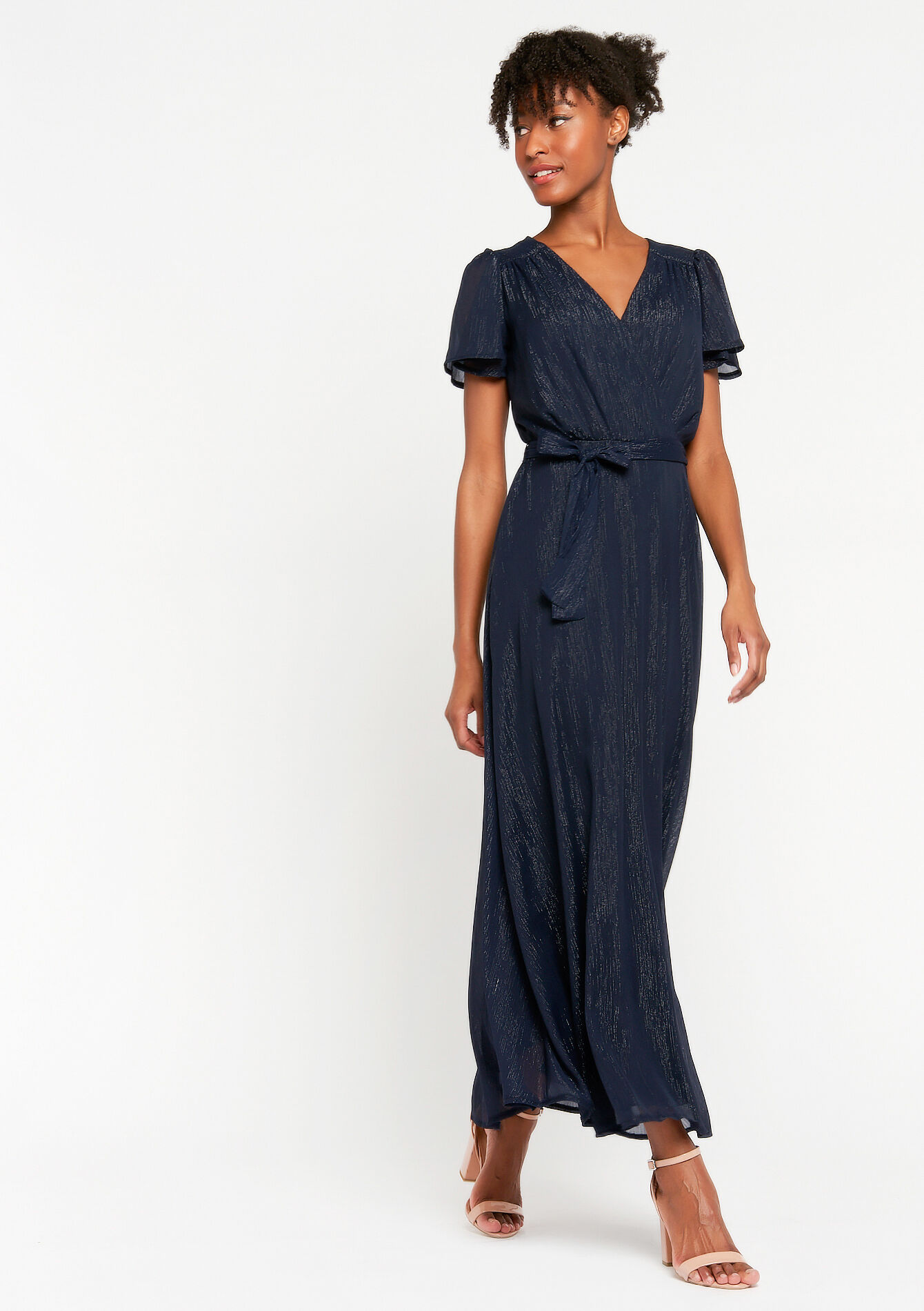 robe maxi manche courte