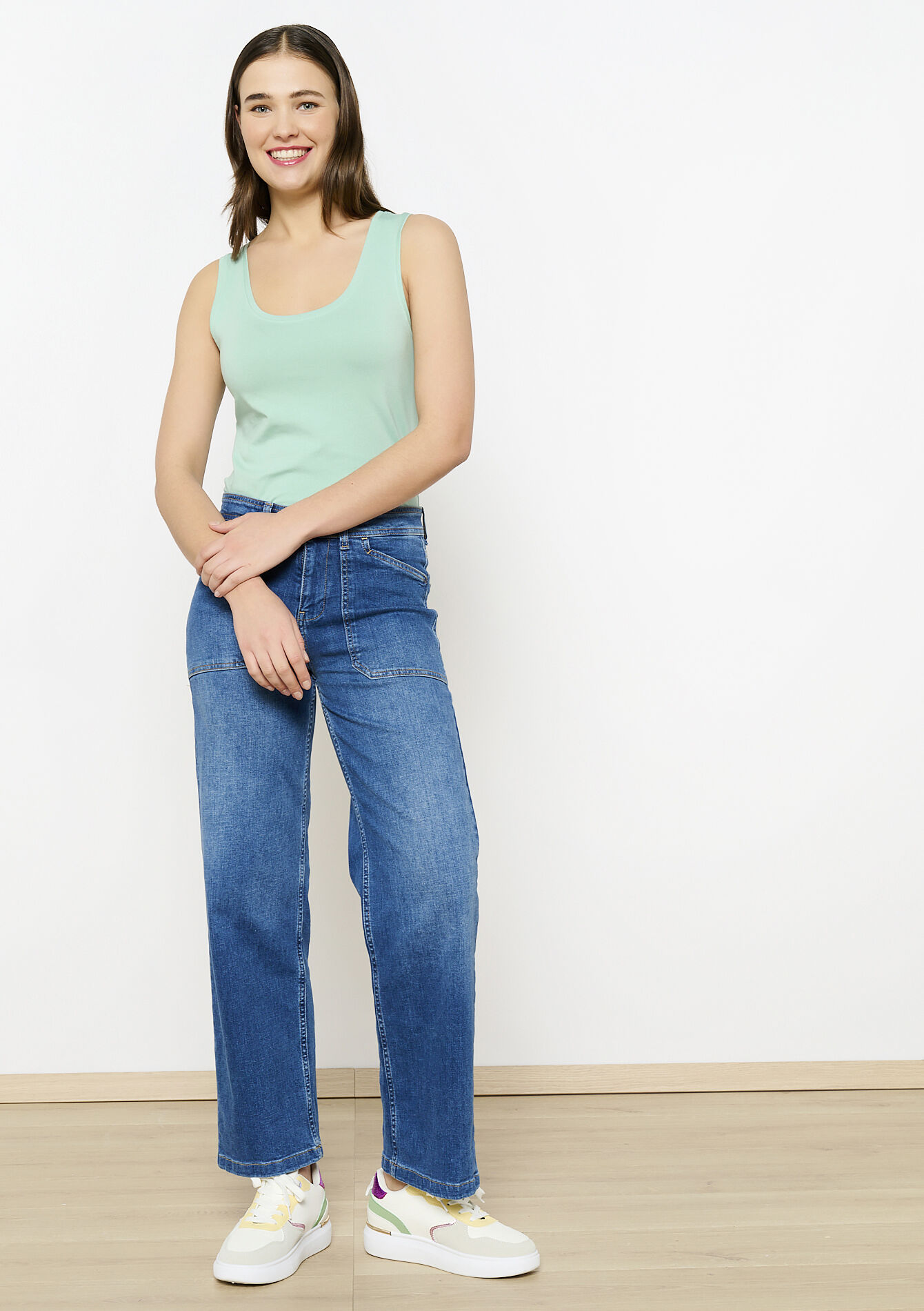 Basic top, Basic top - MINT GREEN - 02200453_1723