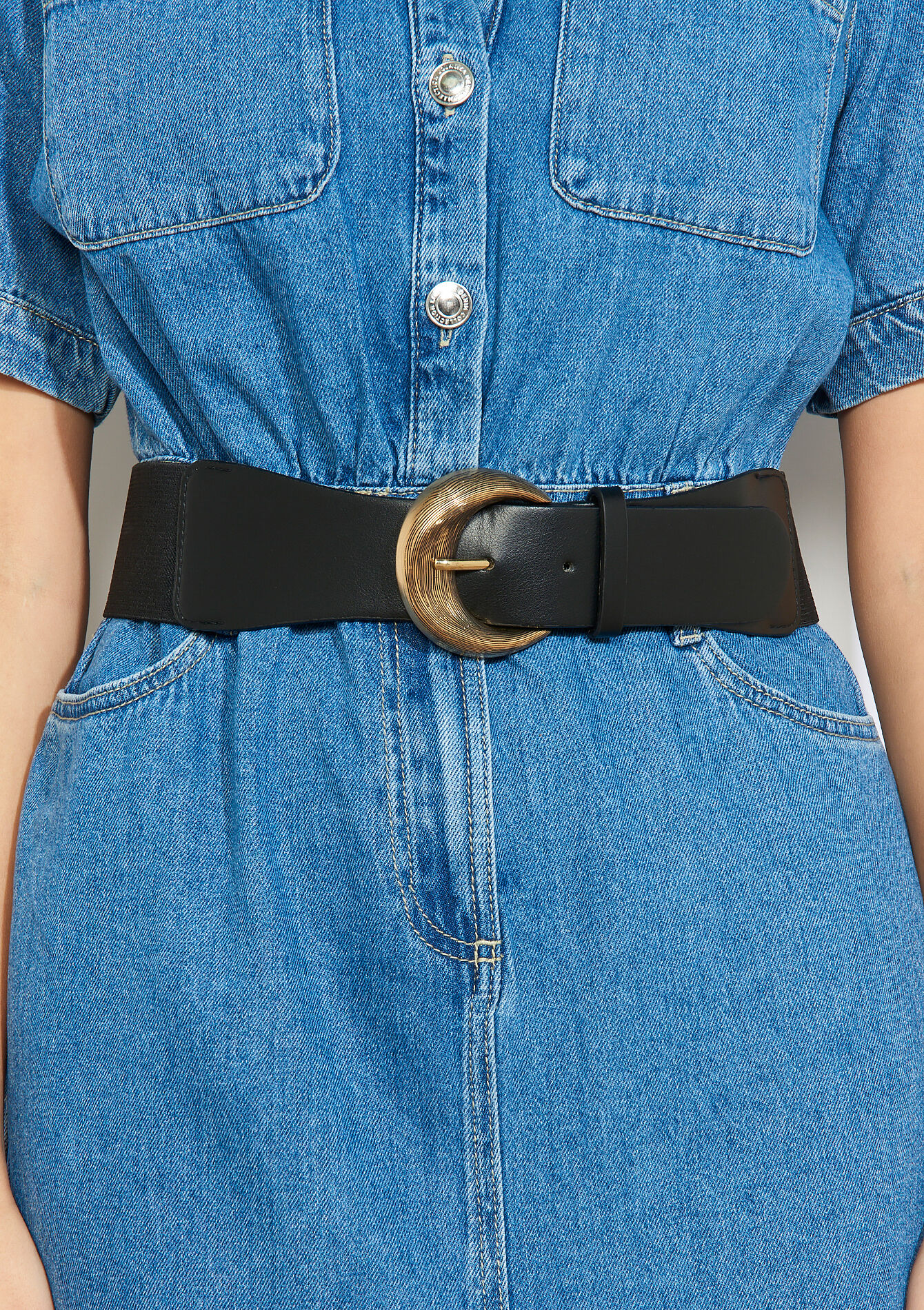 Riem met metalen gesp, Riem met metalen gesp, , detail_model