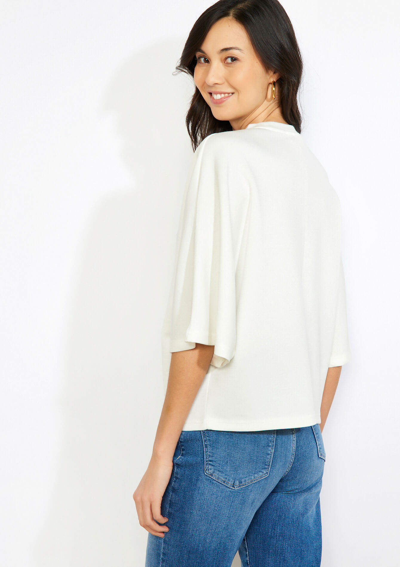 Sweat ample minimaliste - OFFWHITE - 15100416_1001