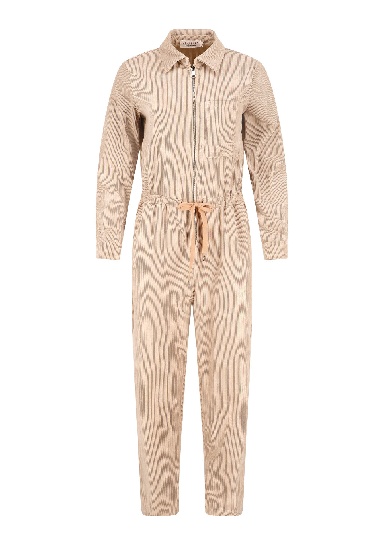 Boilersuit met corduroy - LIGHT BEIGE - 06004415_13