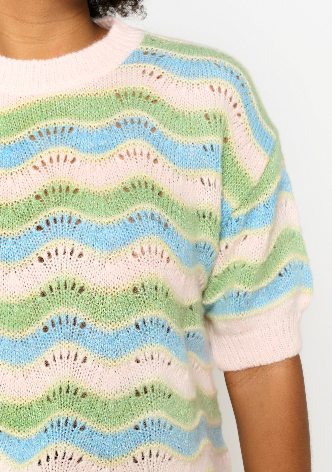 Trui met colourblock, Trui met colourblock - NUDE PINK - 04006876_1301