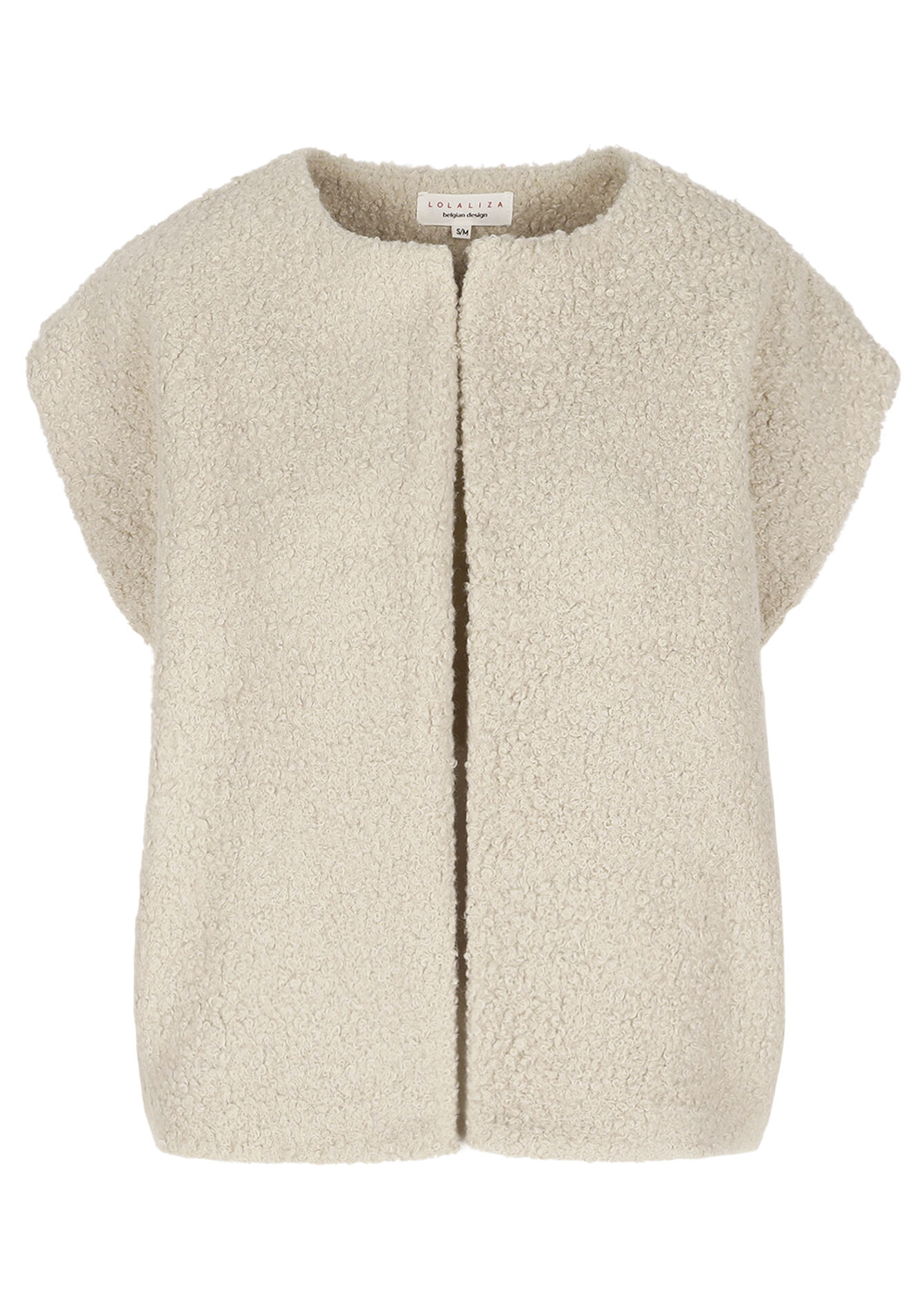 Gilet sans manches structuré, Gilet sans manches structuré - LT BEIGE - 09001525_2527