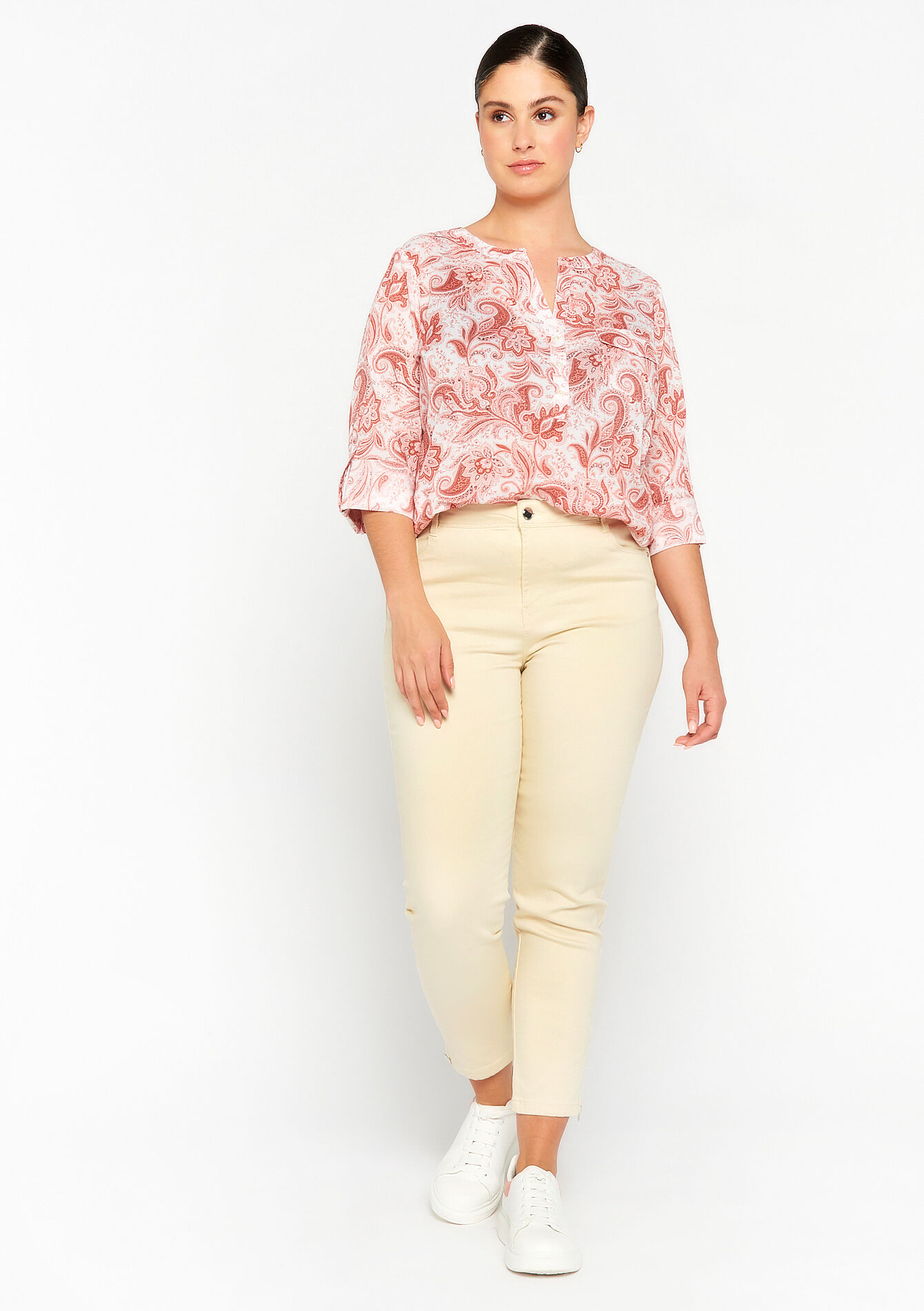 Slim fit broek, Slim fit broek - LIGHT BEIGE - 06004299_13