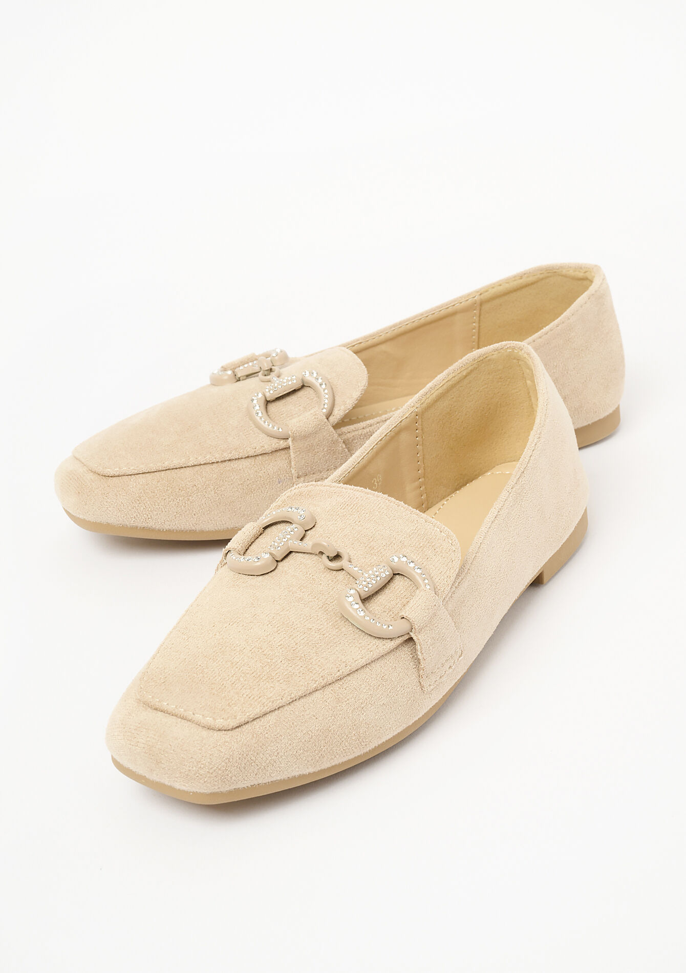 Suede loafers, Suede loafers - LT BEIGE - 13000741_2527