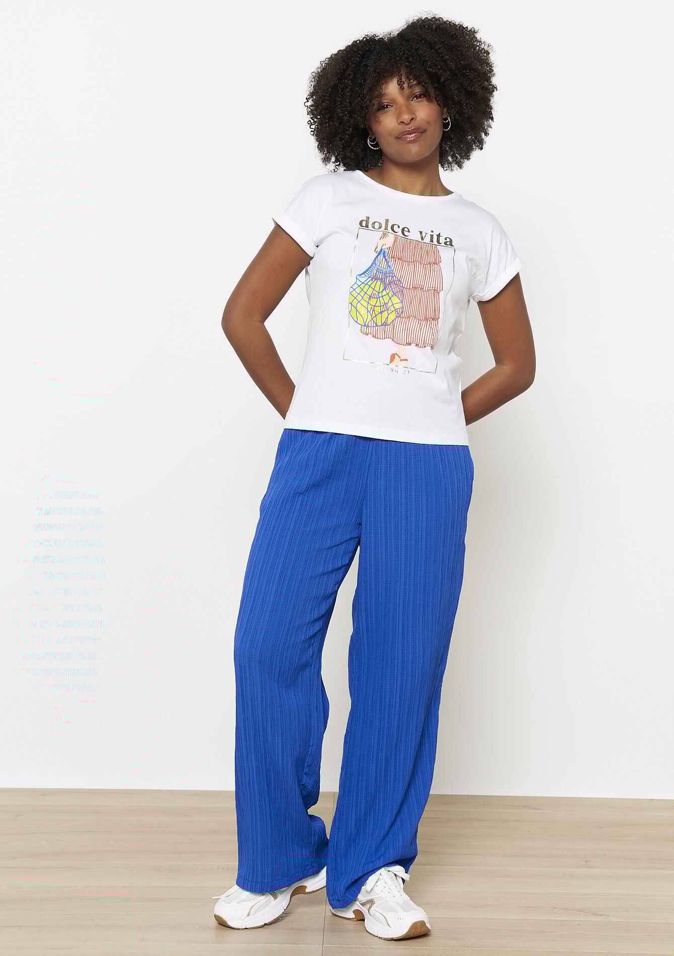 T-shirt met artwork, T-shirt met artwork - WHITE ANTIQUE - 02301643_833