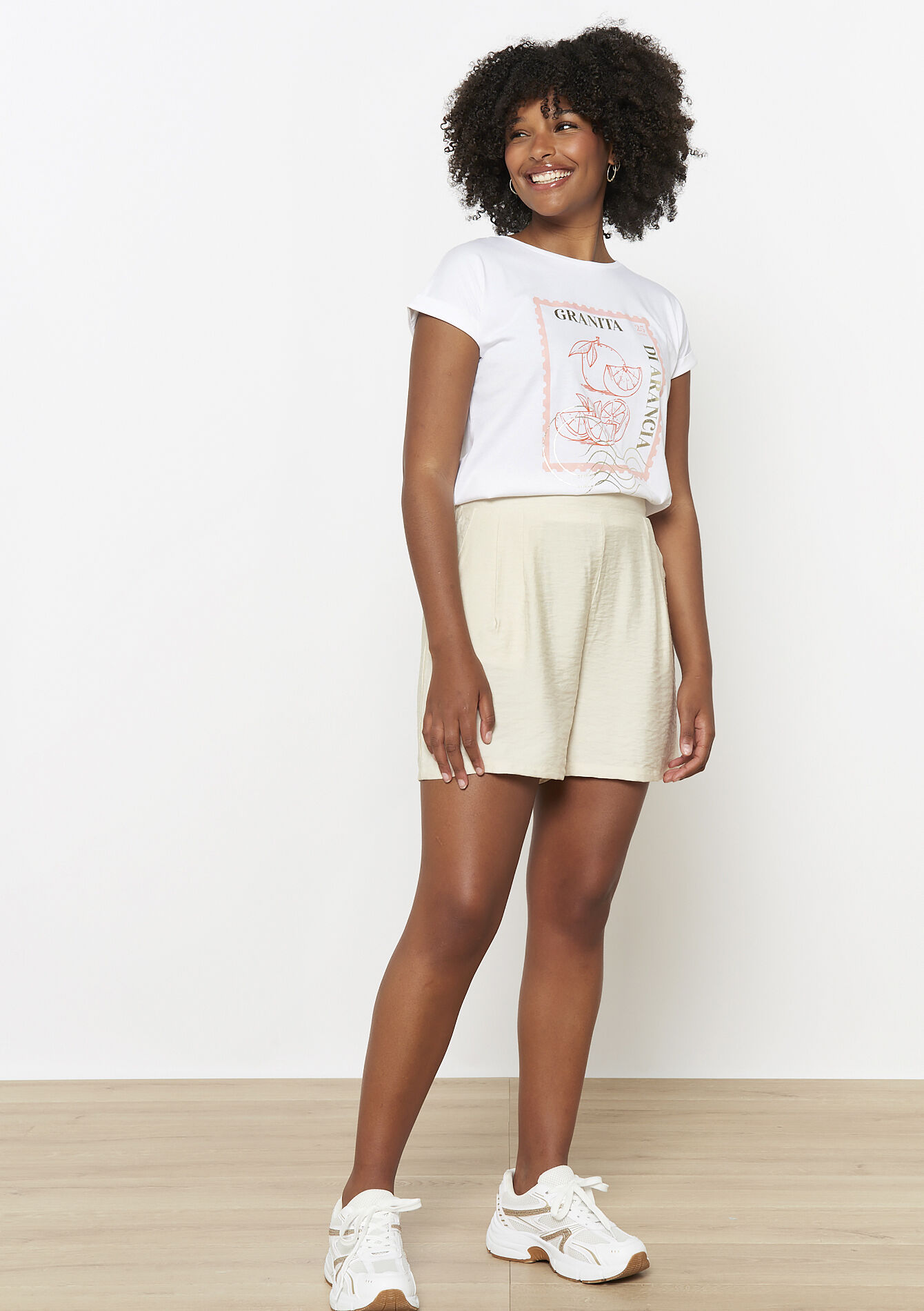 T-shirt met artwork, T-shirt met artwork - REAL WHITE - 02301643_2509