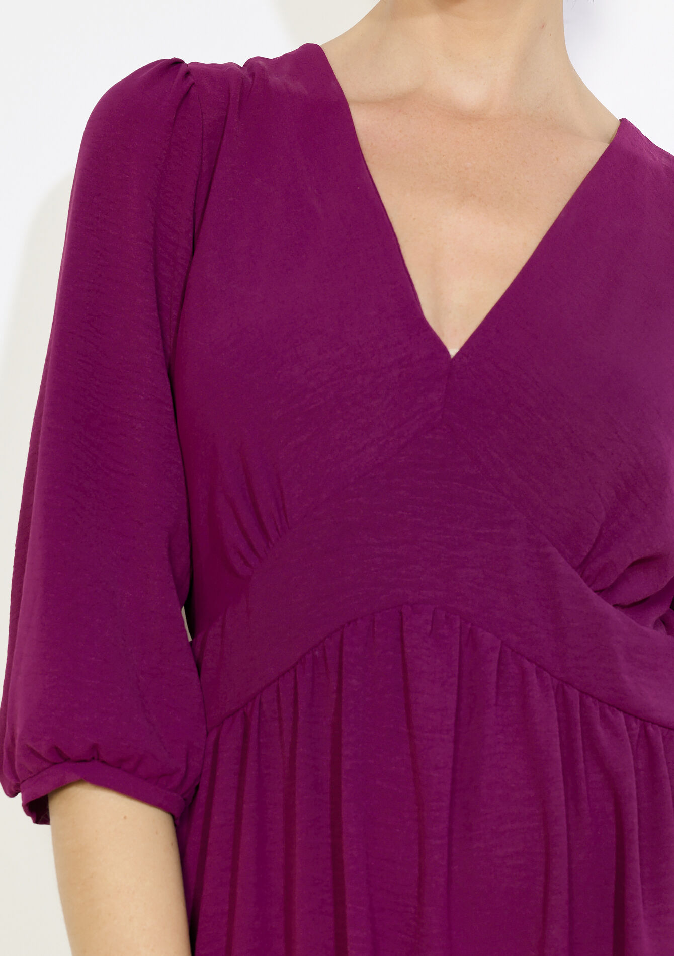 Soepele midi-jurk, Soepele midi-jurk - VIOLINE - 08104340_2576