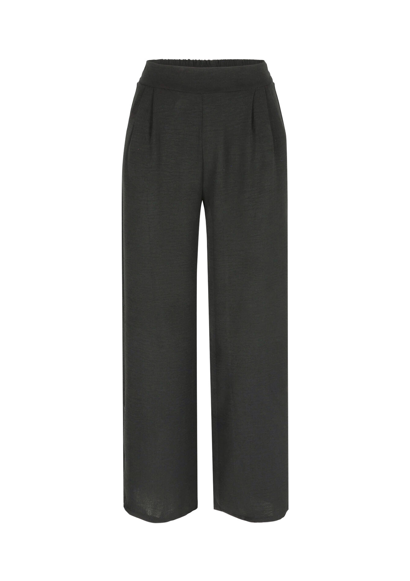 Wijde vloeiende broek, Wijde vloeiende broek - BLACK - 06601025_1119