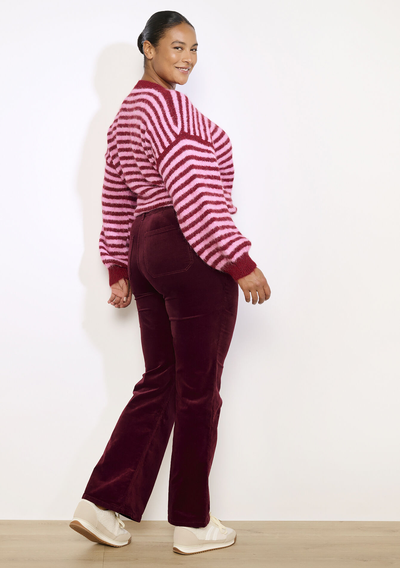 Pantalon bootcut à poches, Pantalon bootcut à poches - BORDEAUX WINE - 06004608_5514