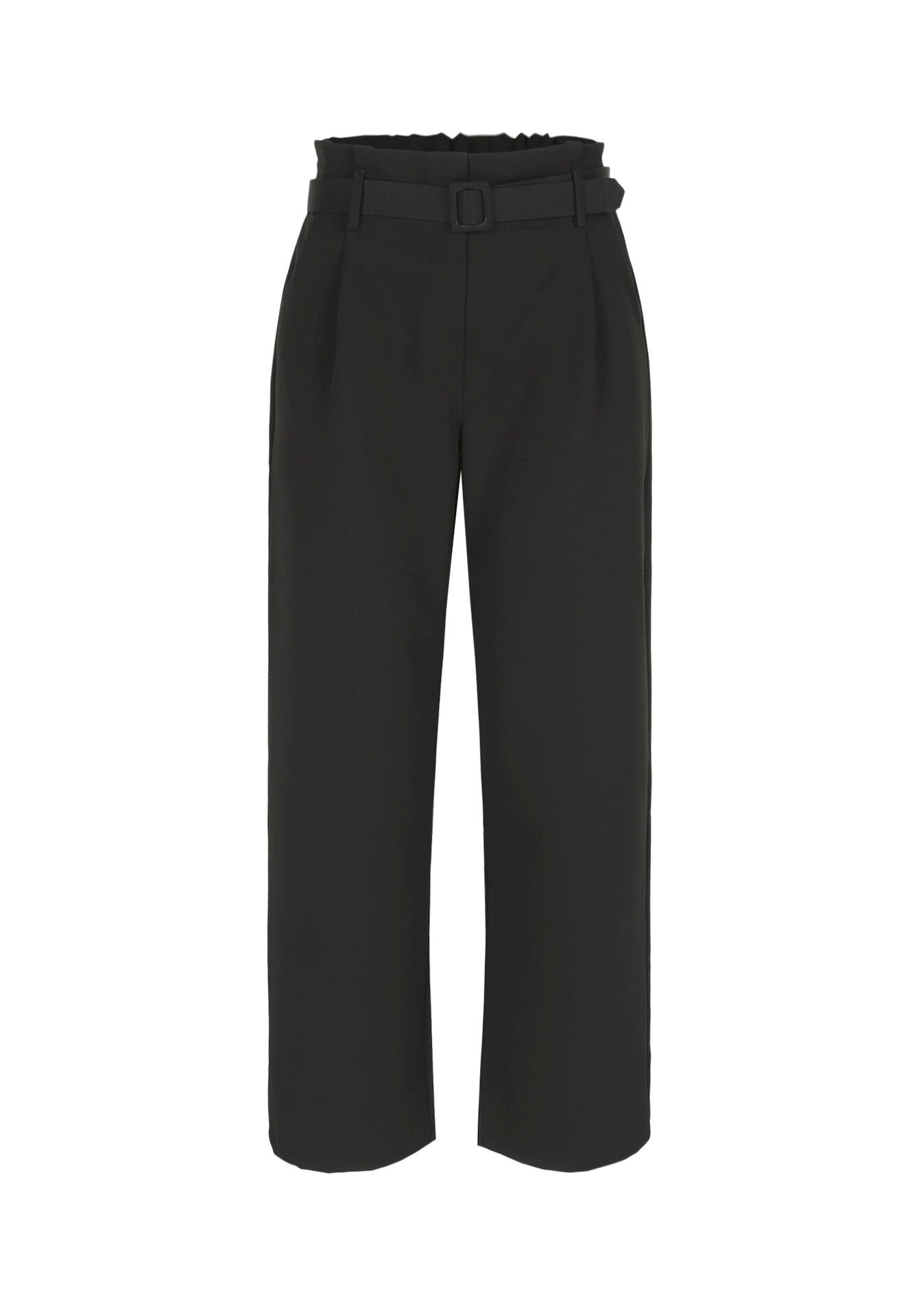 Taillebroek met ceintuur - BLACK - 06601110_1119