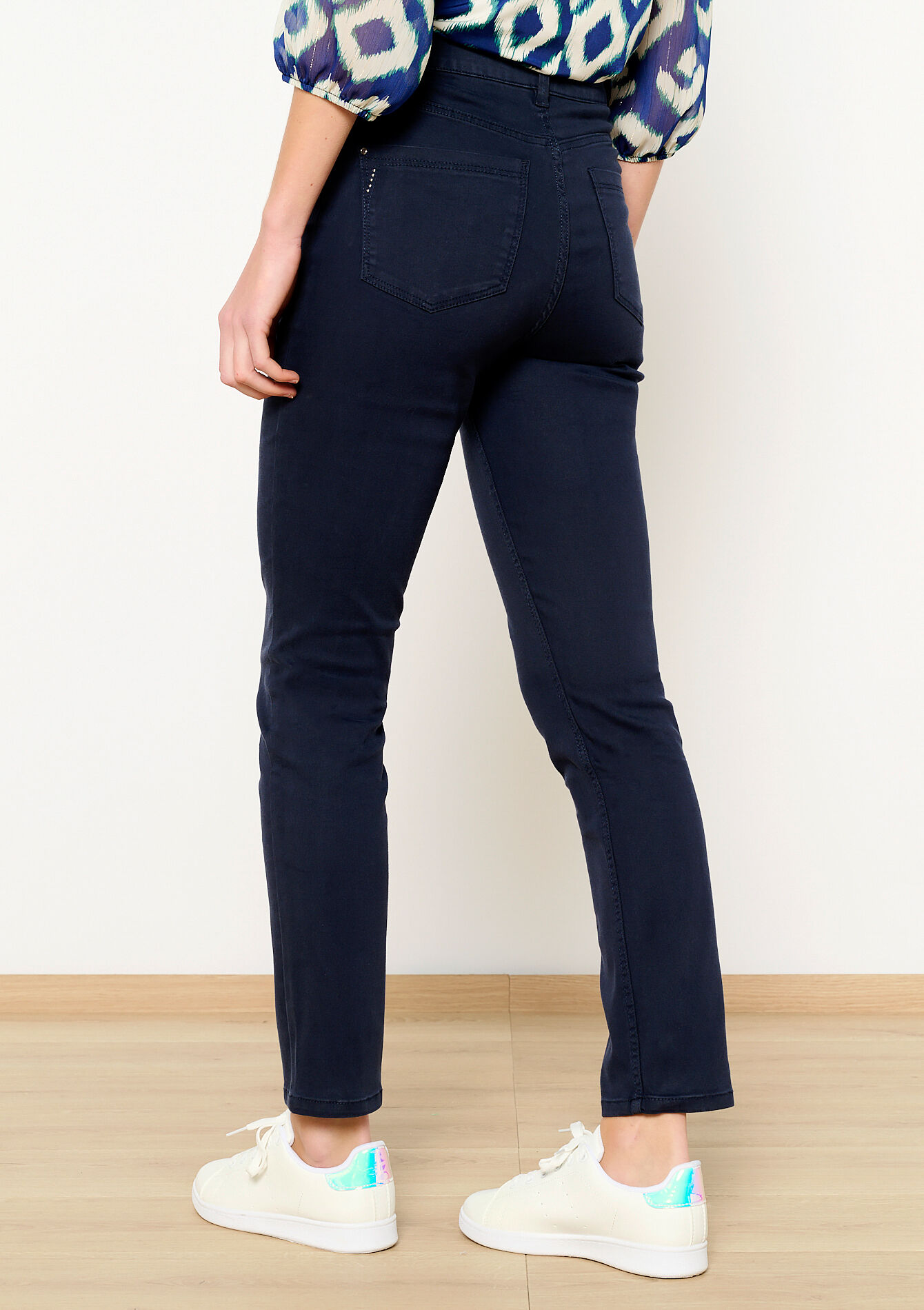 Slimfit broek - NAVY BASIC - 06004454_2723
