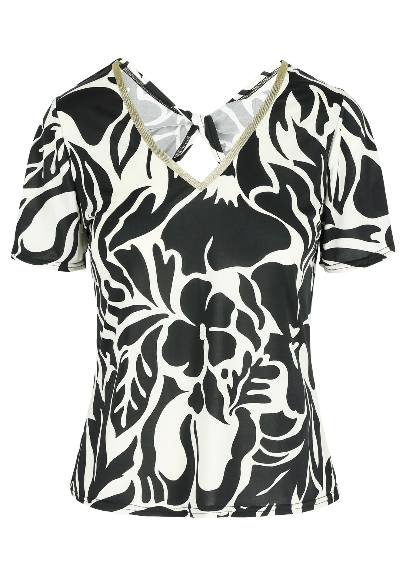 T-shirt met print, T-shirt met print - BLACK - 02301586_1119