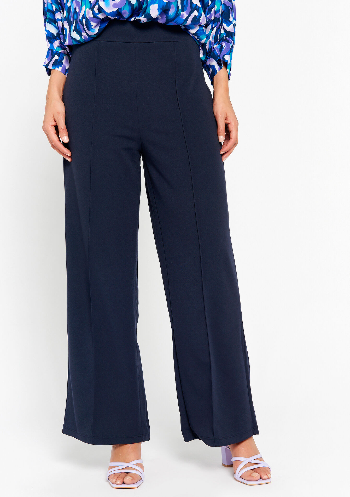 Wijde broek, Wijde broek - NAVY BASIC - 06600775_2723