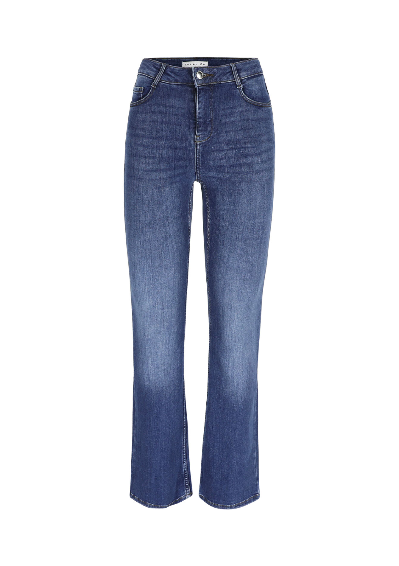 High waist bootcut jeans, High waist bootcut jeans - MEDIUM BLUE - 22000595_0500