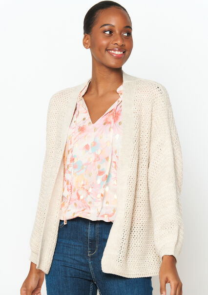 Knitted cardigan - OFFWHITE - 04101135_1001