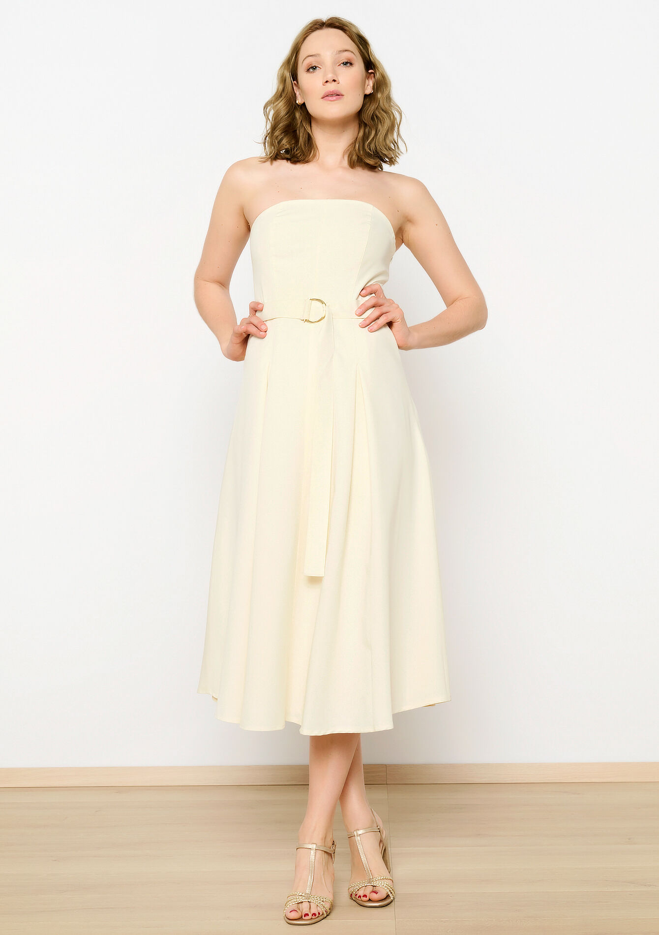 Robe bustier, Robe bustier - VANILLA WHITE - 08103664_1013